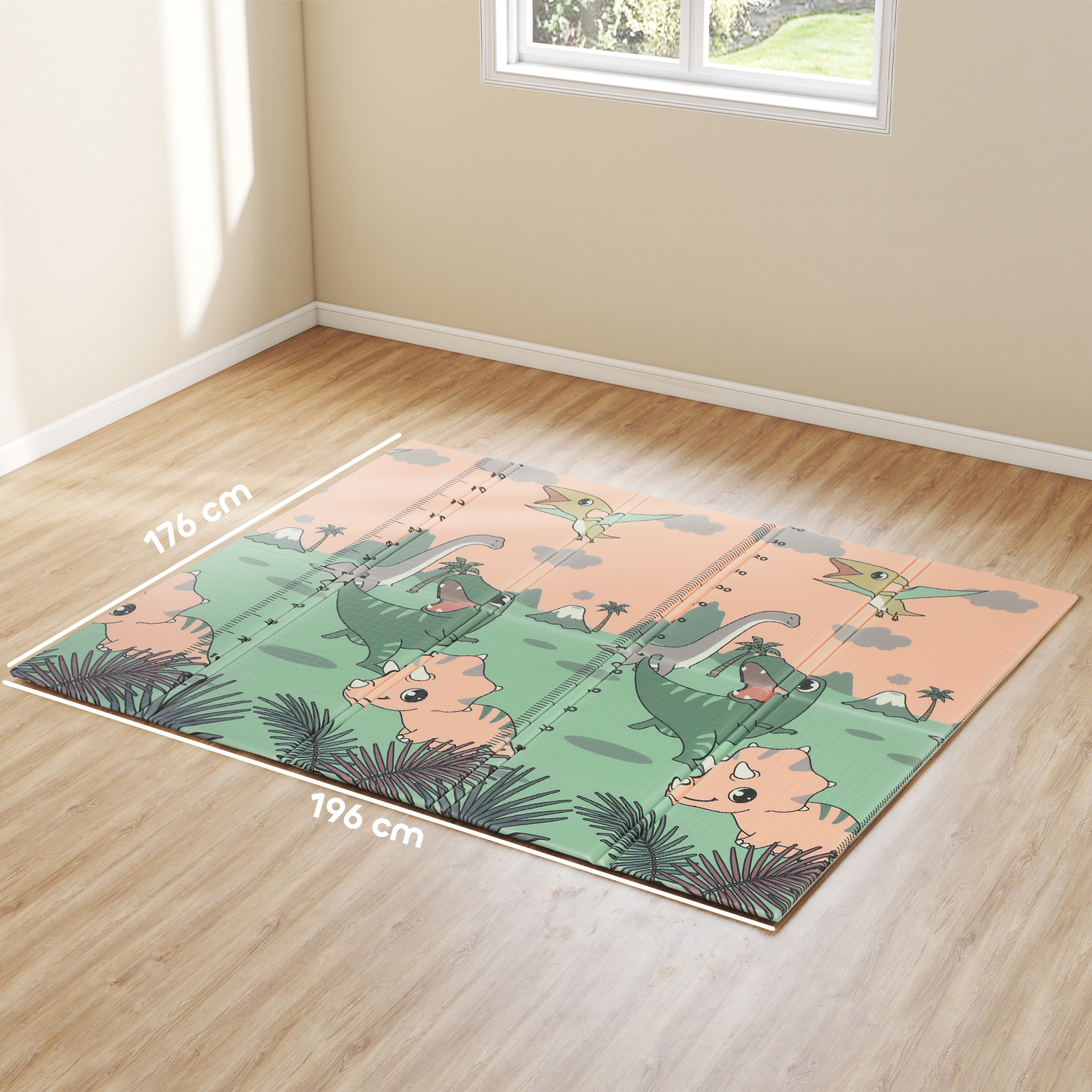 Patrones de dinosaurios para el despertar visual