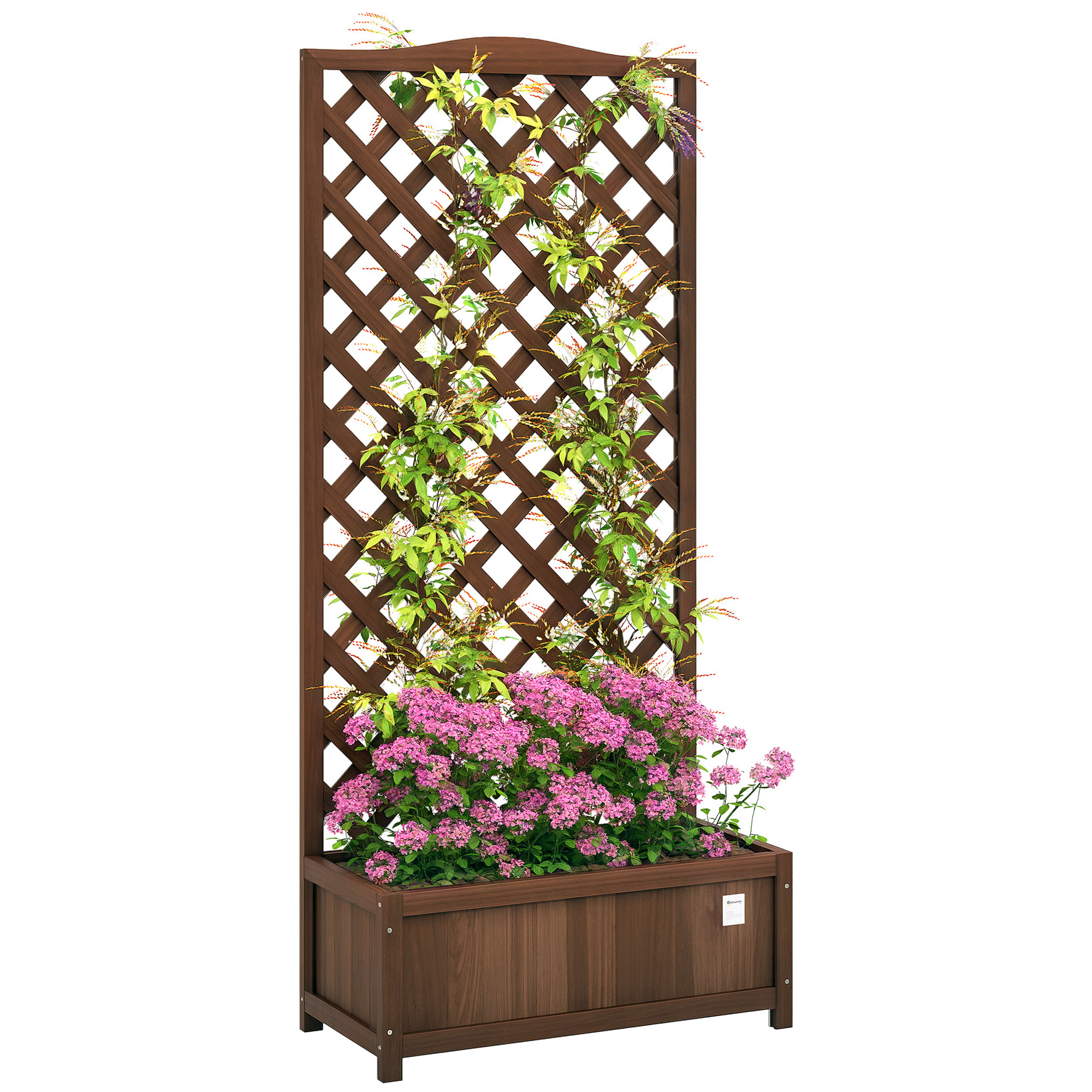 Jardinière avec Treillis bac à Fleurs 76