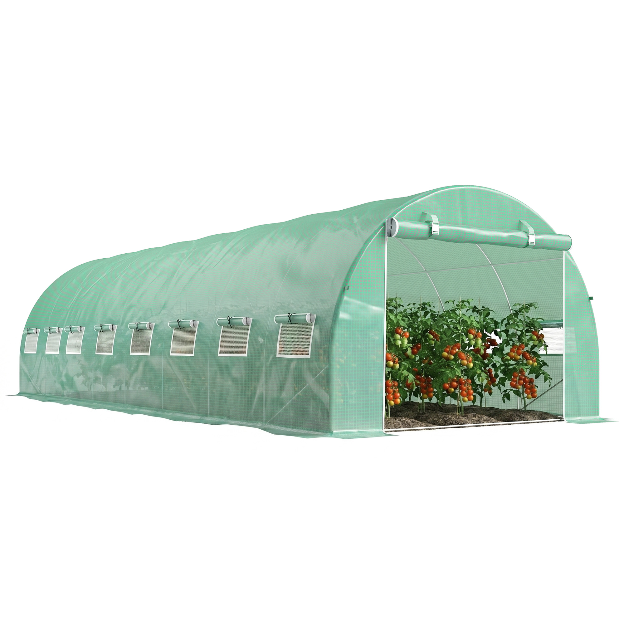 Serre de jardin tunnel 24m² 8L x 3l x 2H