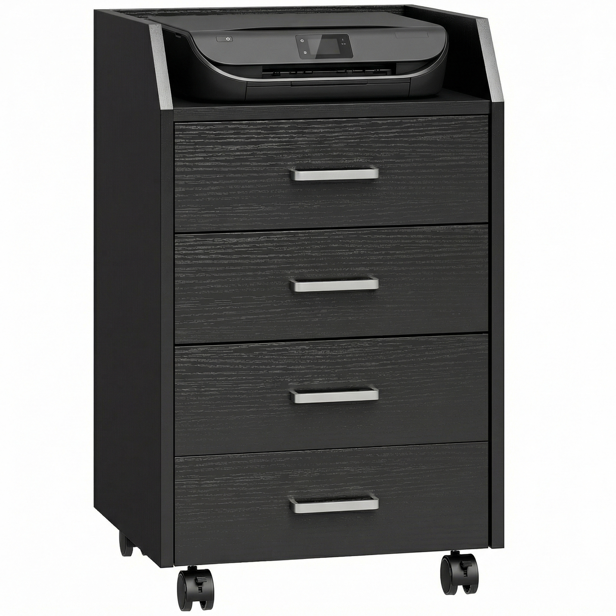 Caisson de bureau rangement sur roulette