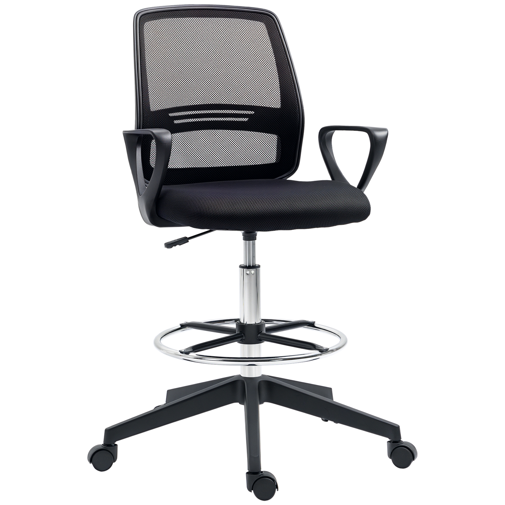 Chaise de bureau assise haute en maille
