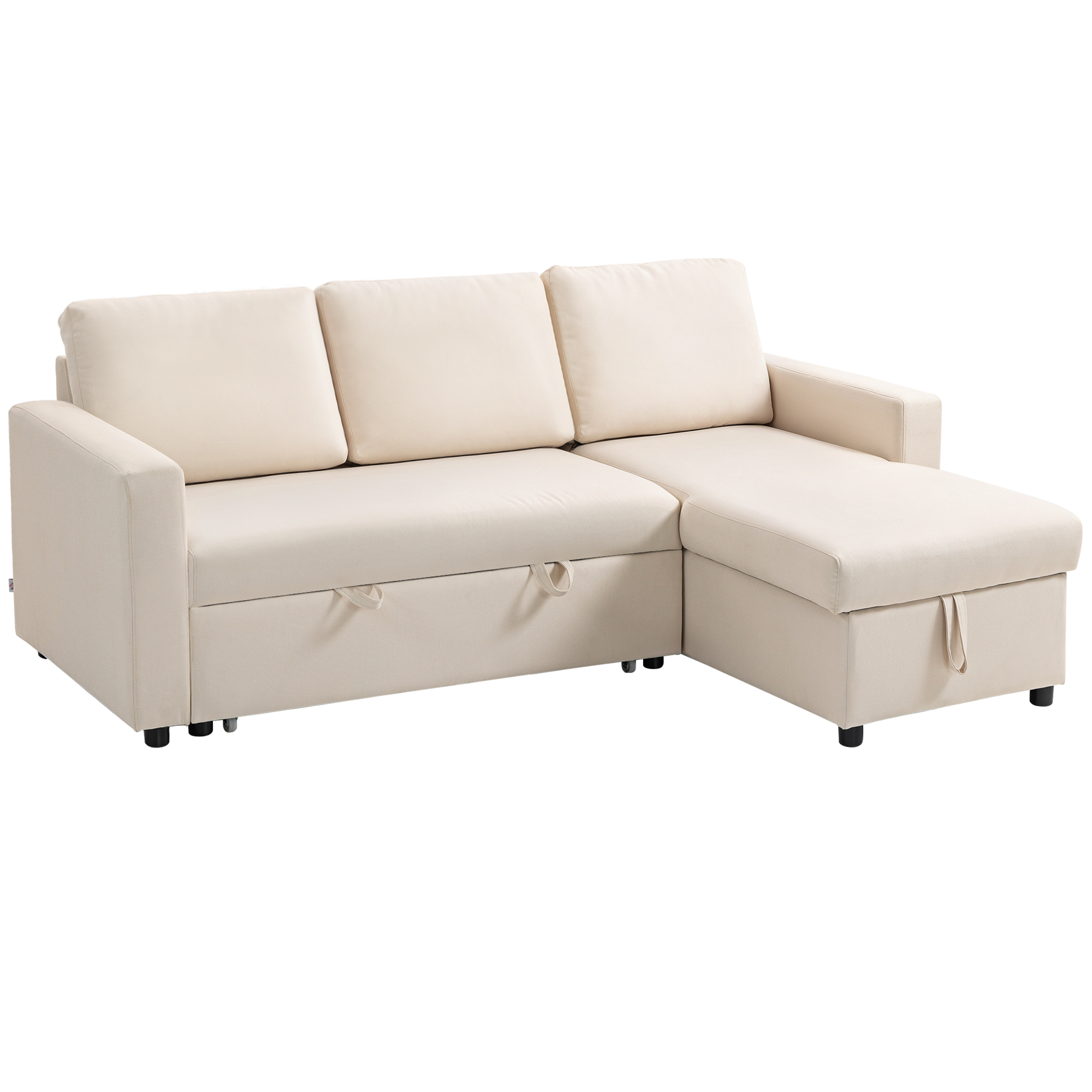 Canapé d'angle convertible modulable ave