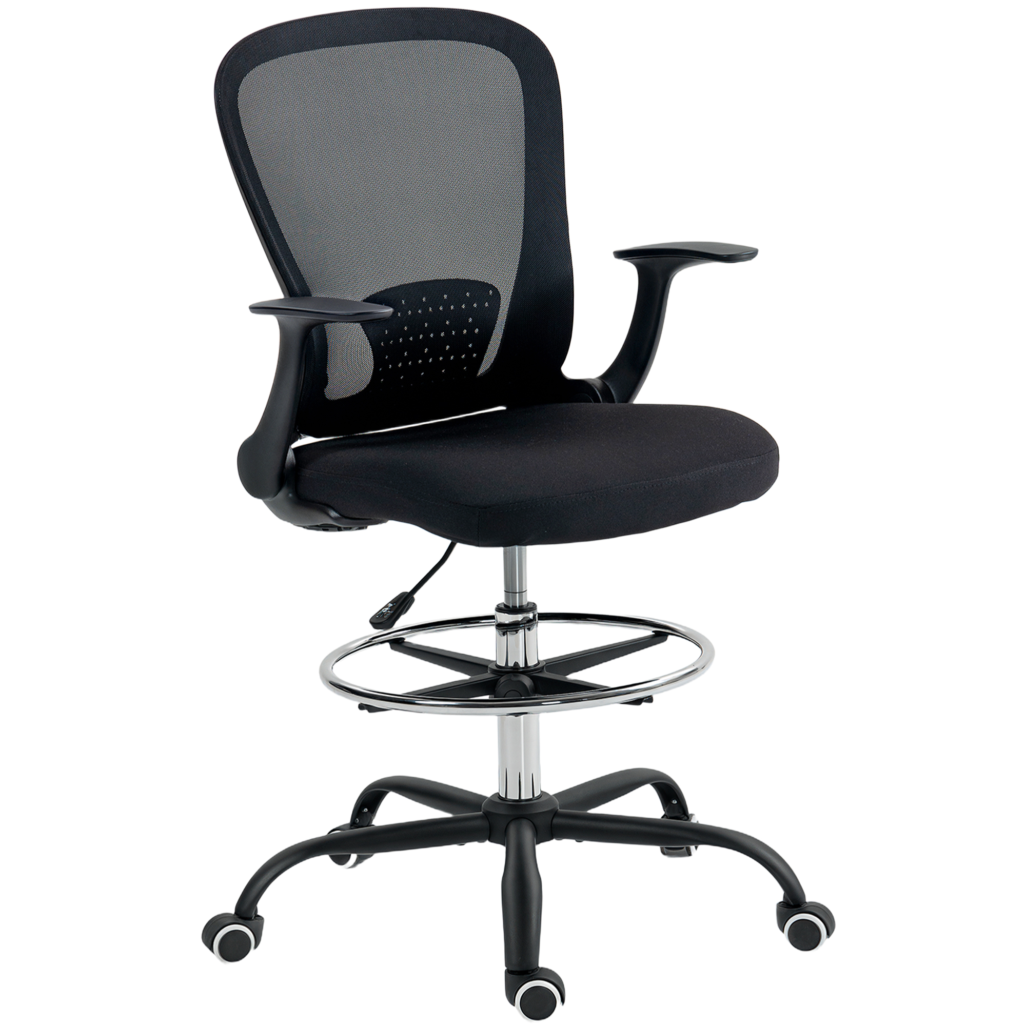 Chaise bureau noire ergonomique