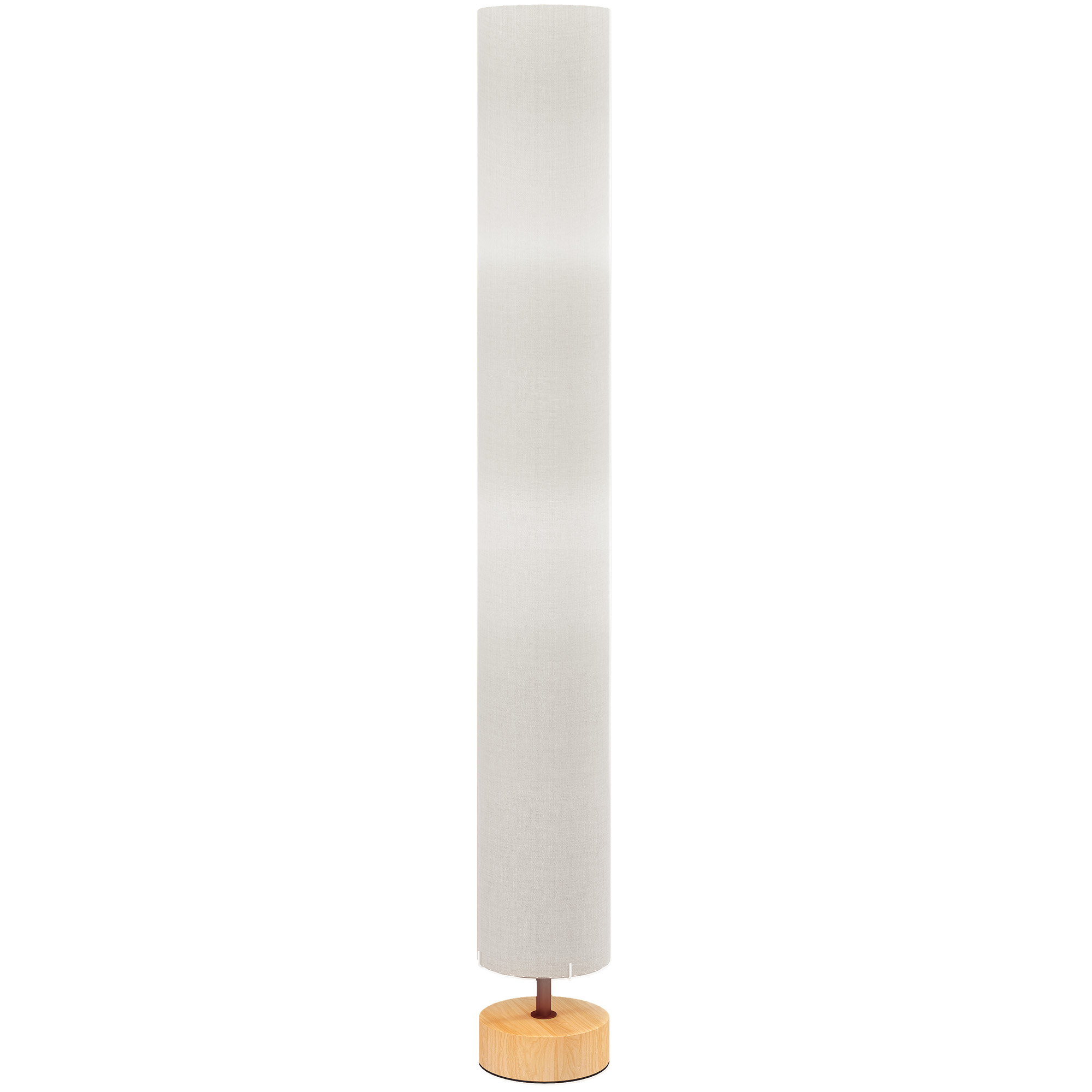 Lampadaire abat-jour lin