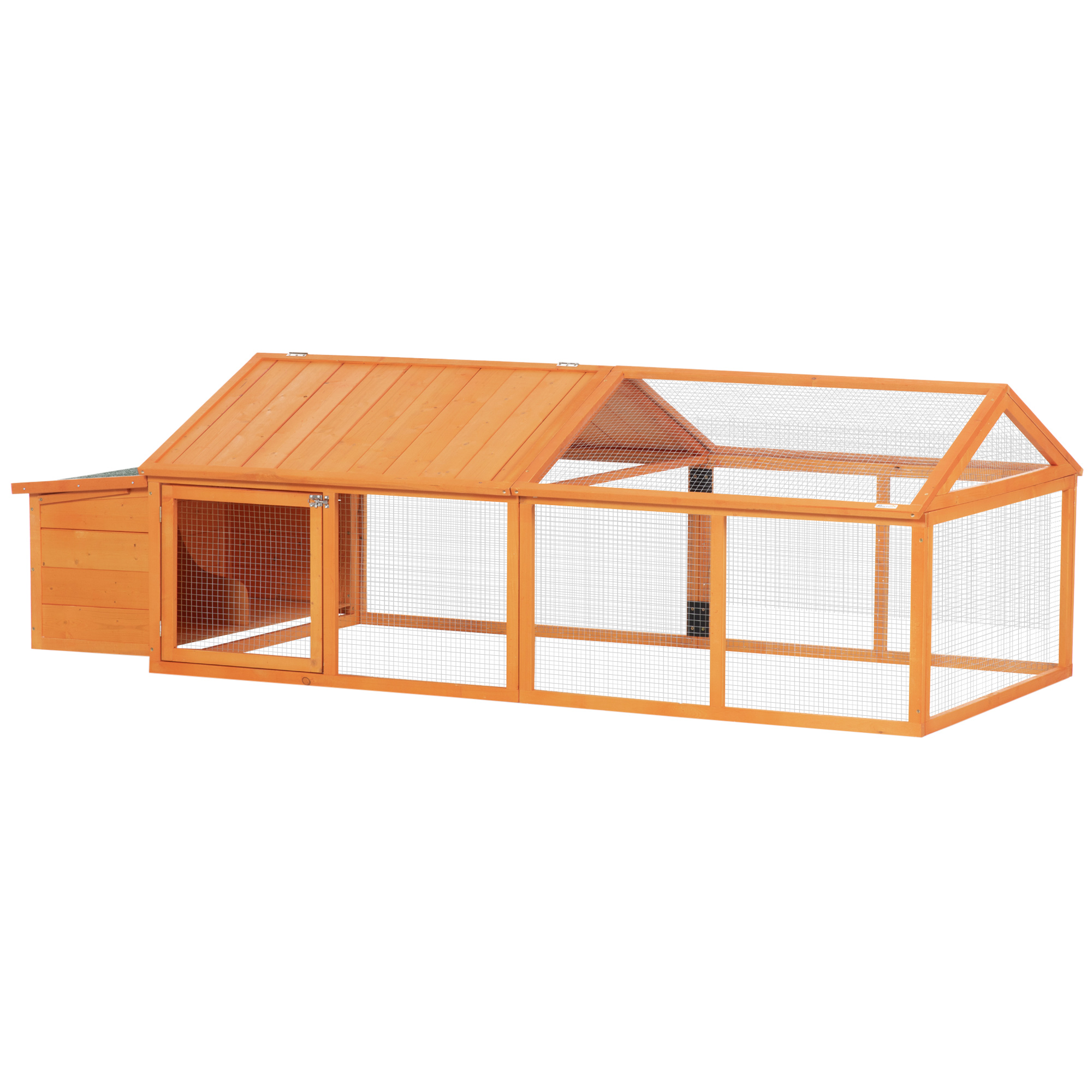 Gallinero de madera con corral - Descripción general