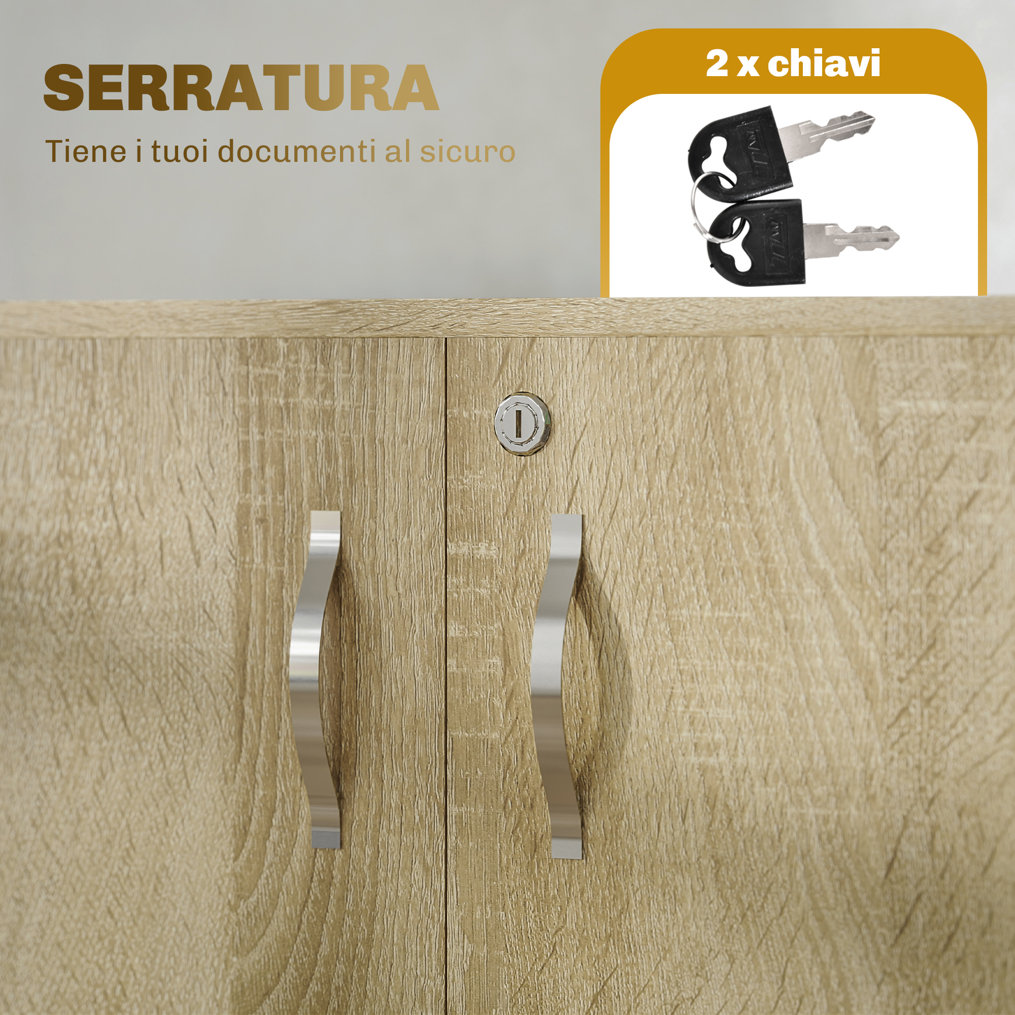 Acabado efecto roble melaminado