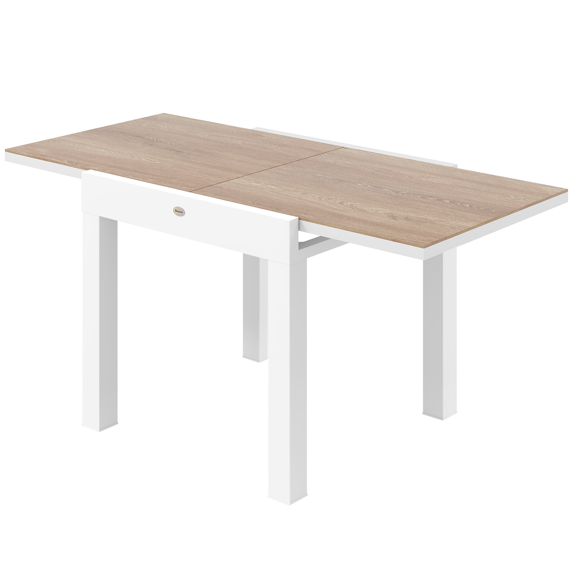 Table de jardin extensible Irovami blanche vue générale