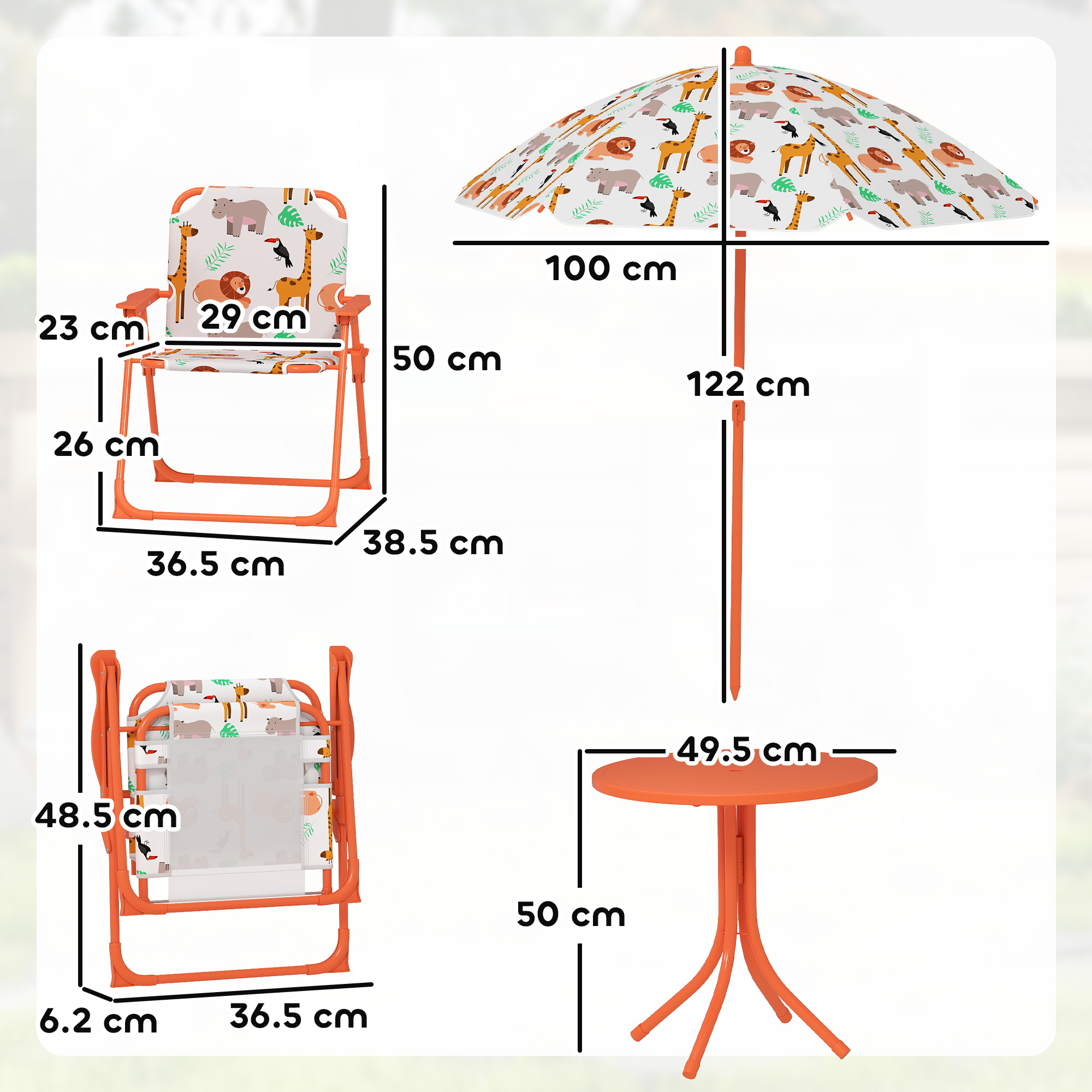 Structure sécurisée - pieds antidérapants