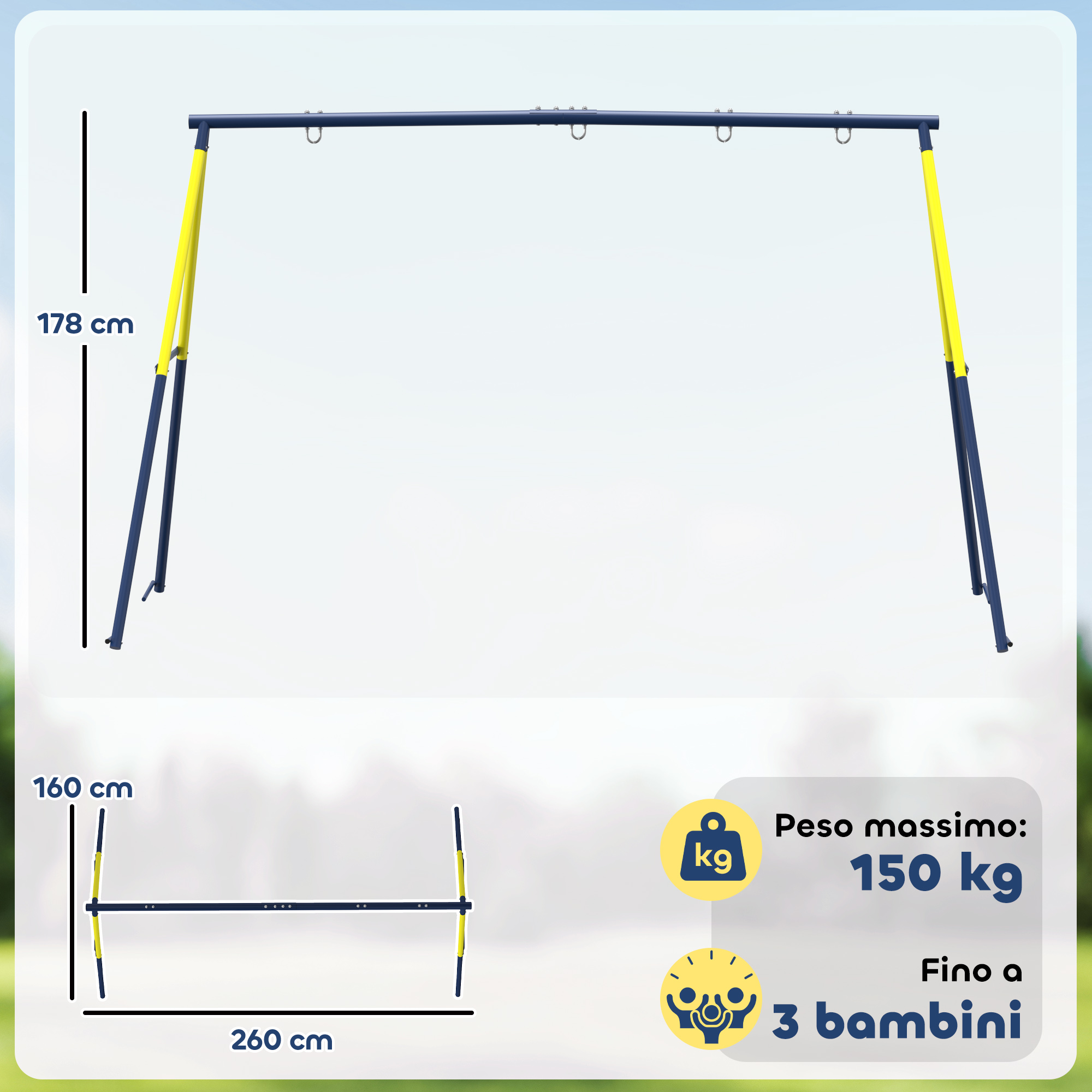 Dimensiones 260cm ancho