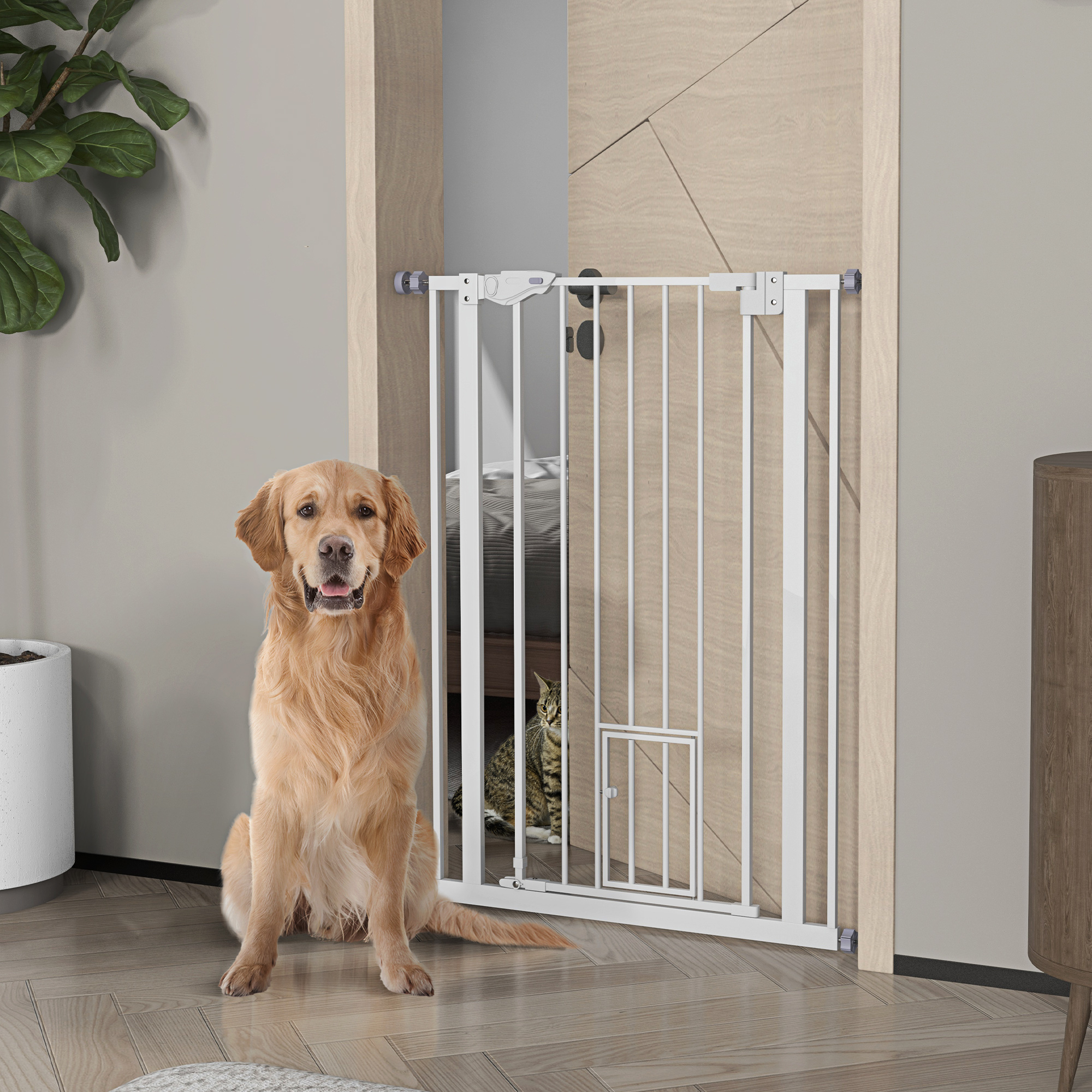 Barrière chien fermeture automatique