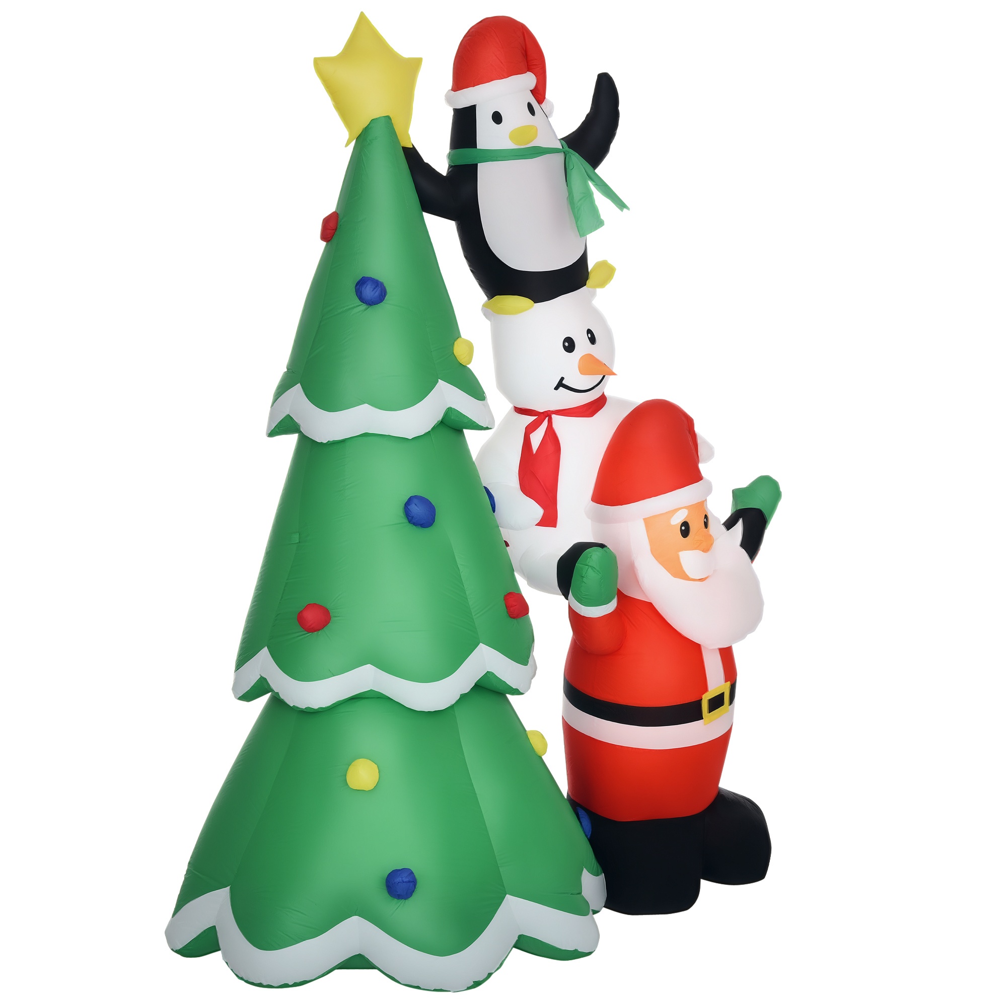 Sapin de Noël gonflable géant 243 cm