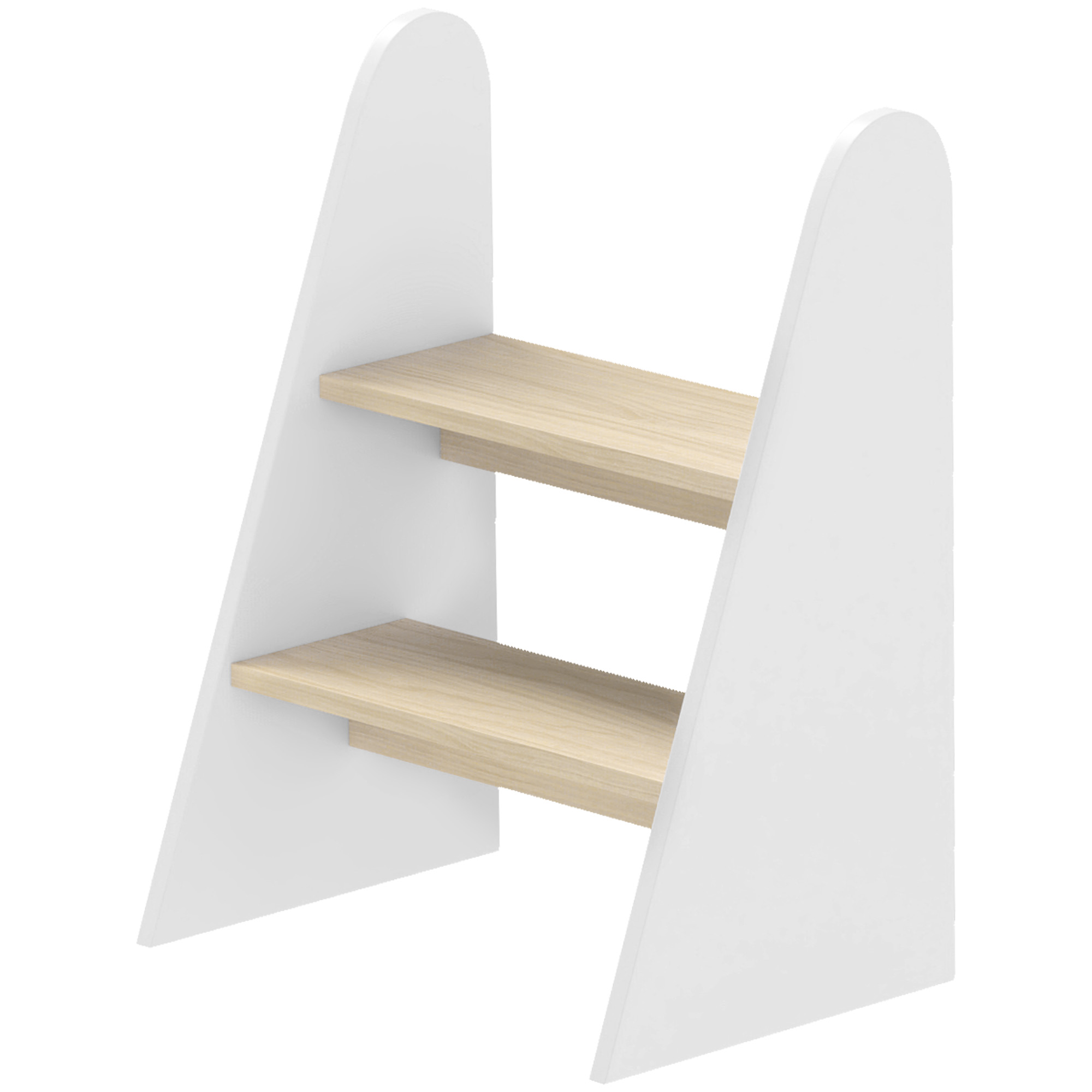 Tabouret Montessori 2 Marches en MDF pour Enfants 3-8 Ans, Escabeau Enfant avec