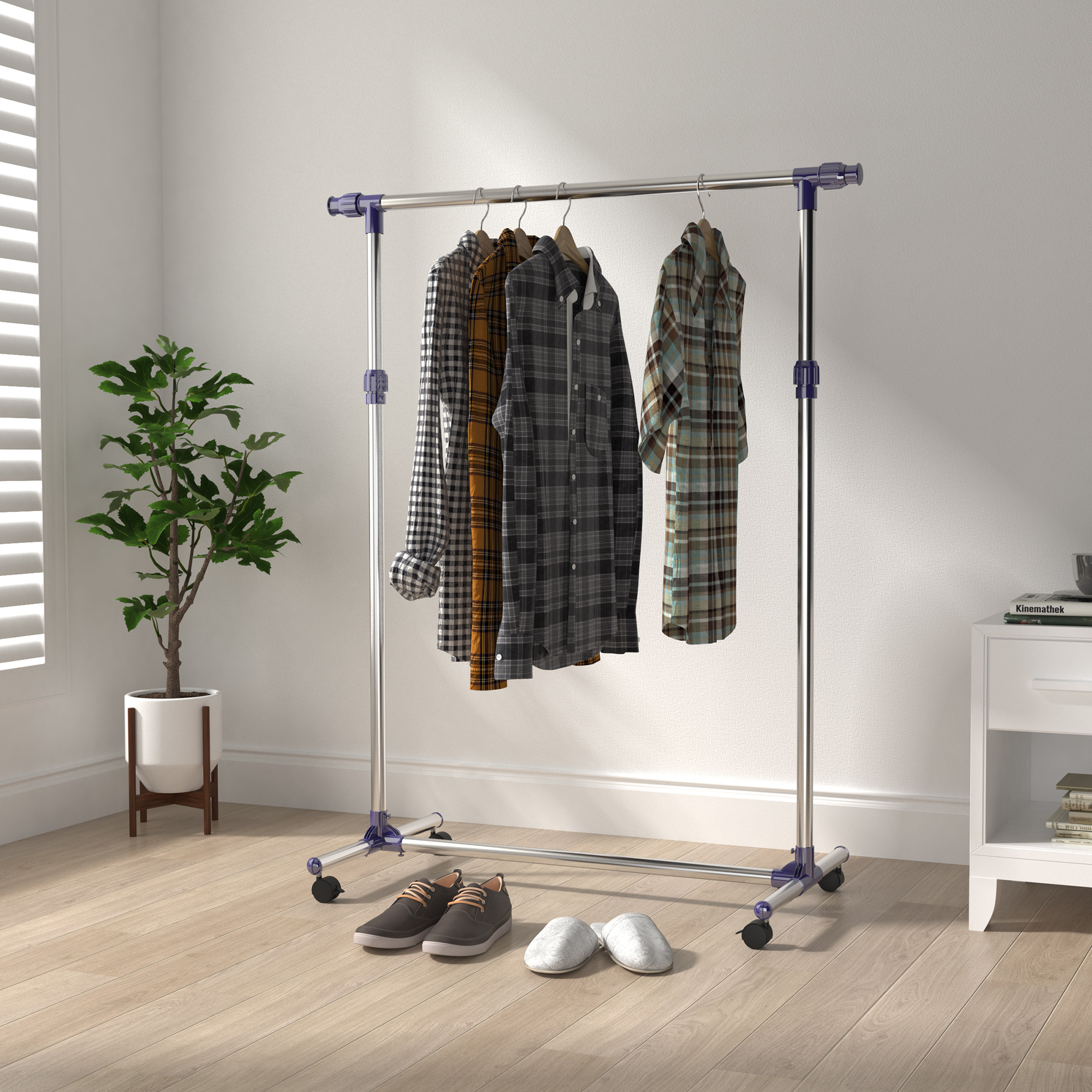 Porte-manteau acier inoxydable