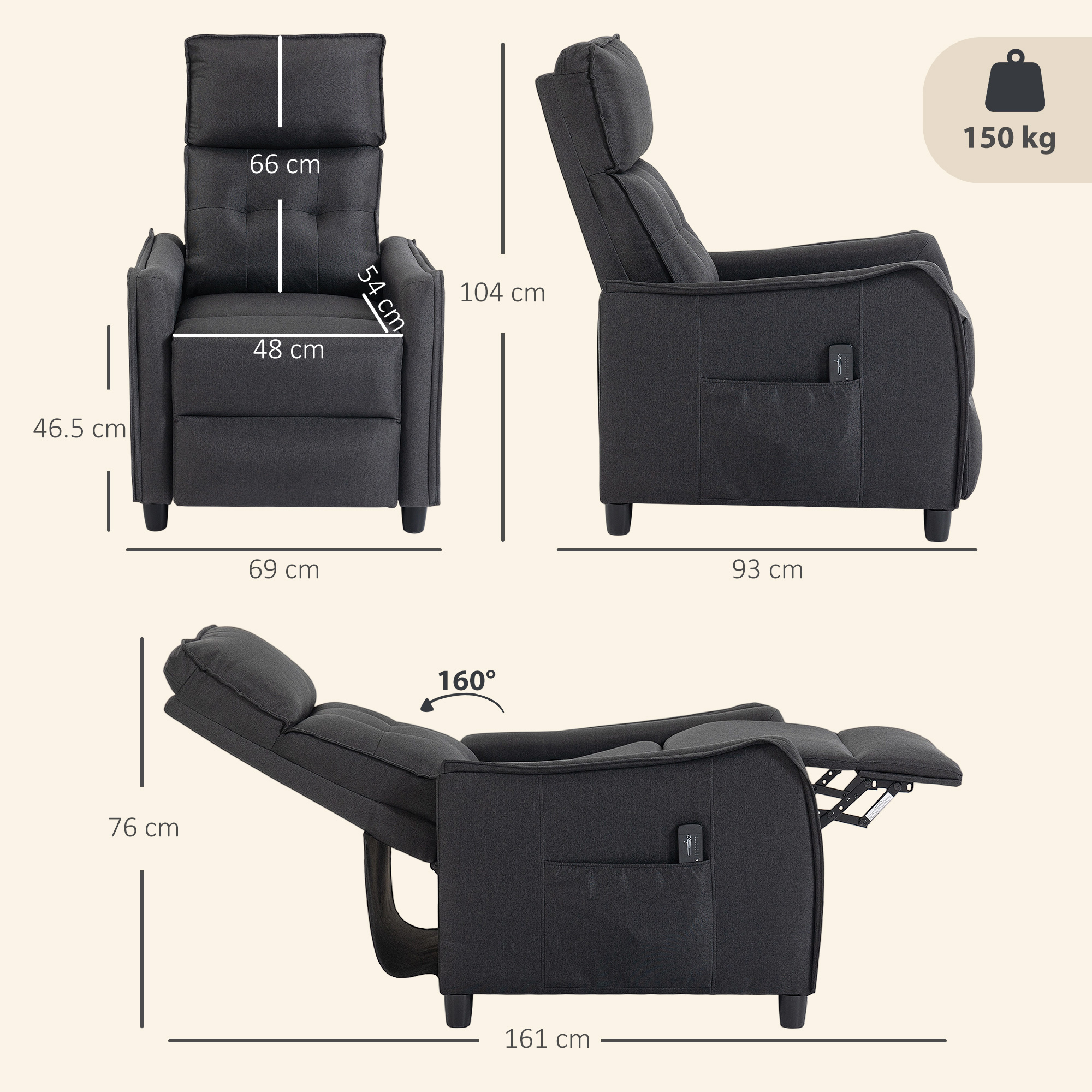 Fauteuil massant design