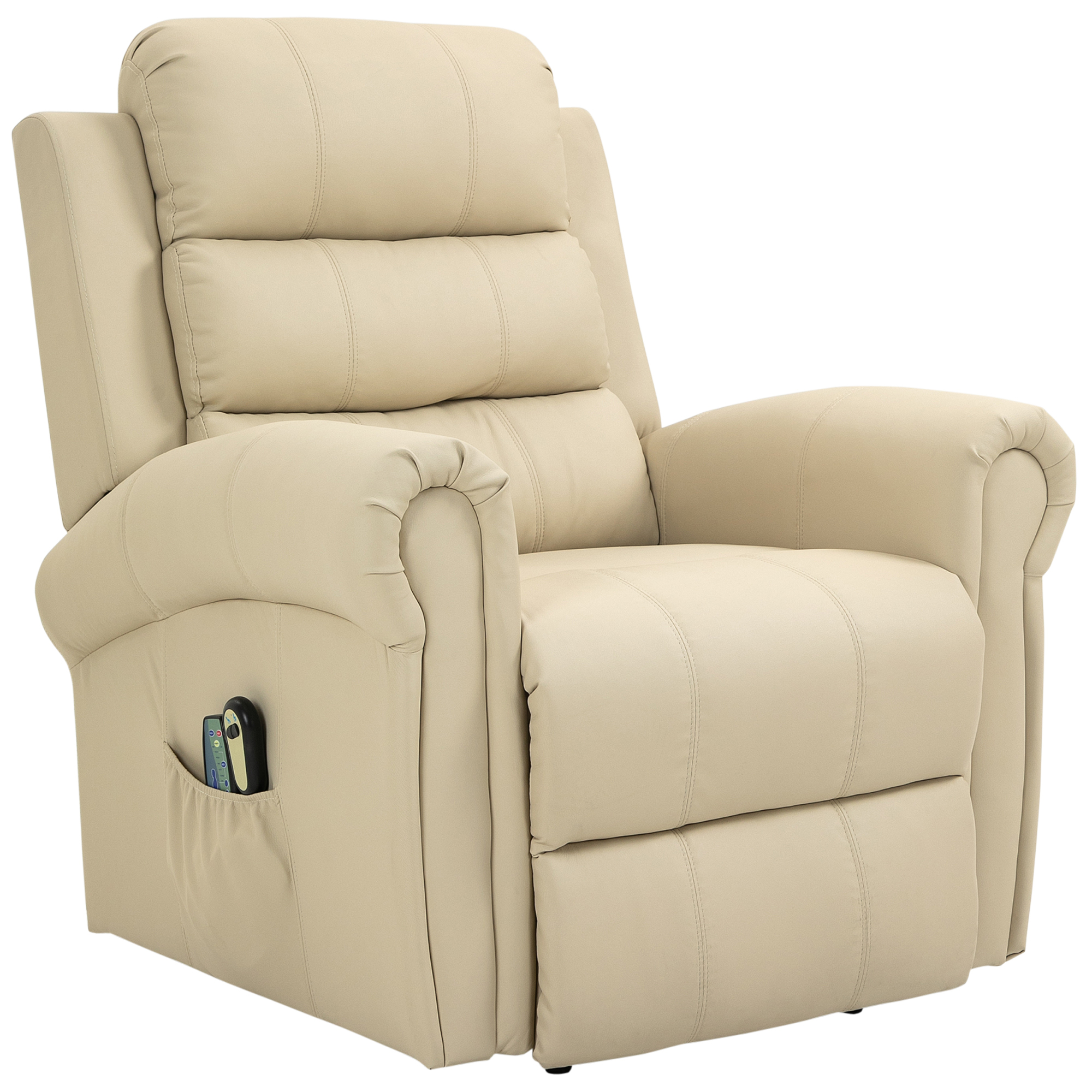 Sillón reclinable eléctrico vista general