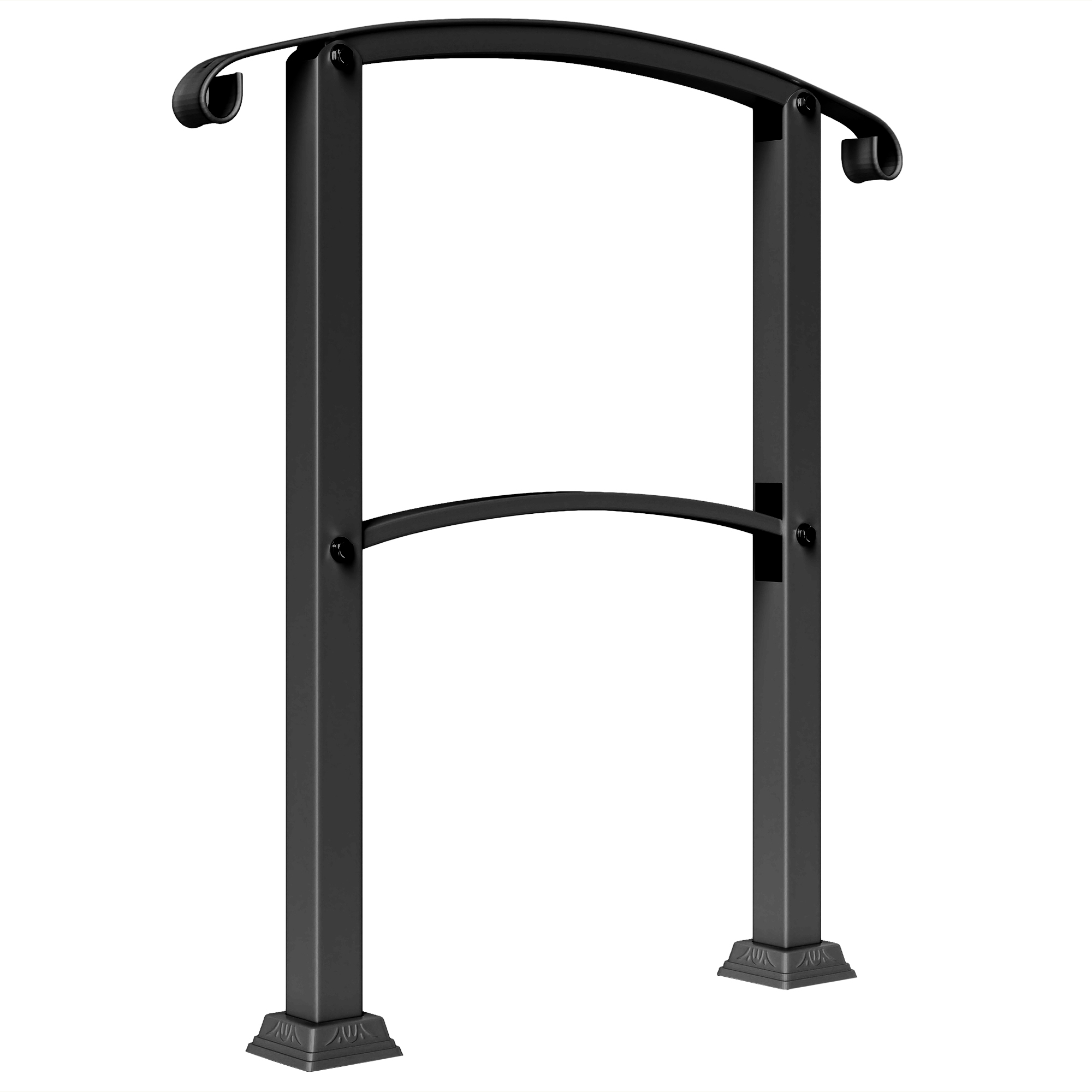 Adjustable Stair Railing Kit For Outdoor Steps And Garden Patio_voghion.com