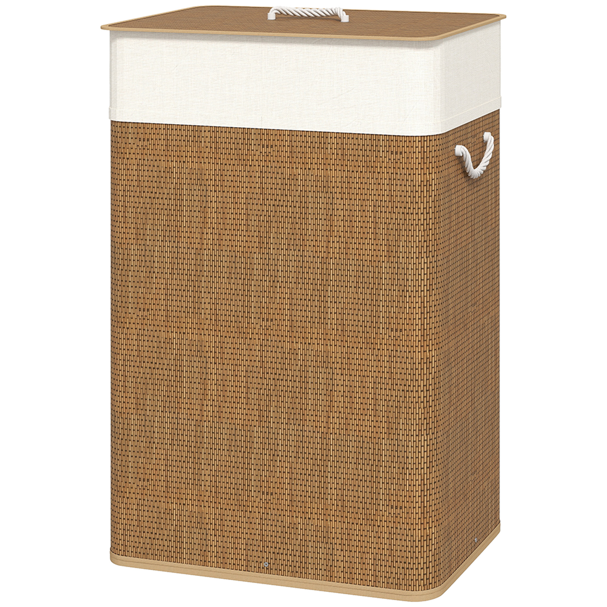 72L Bamboo Laundry Basket with Lid - Overview
