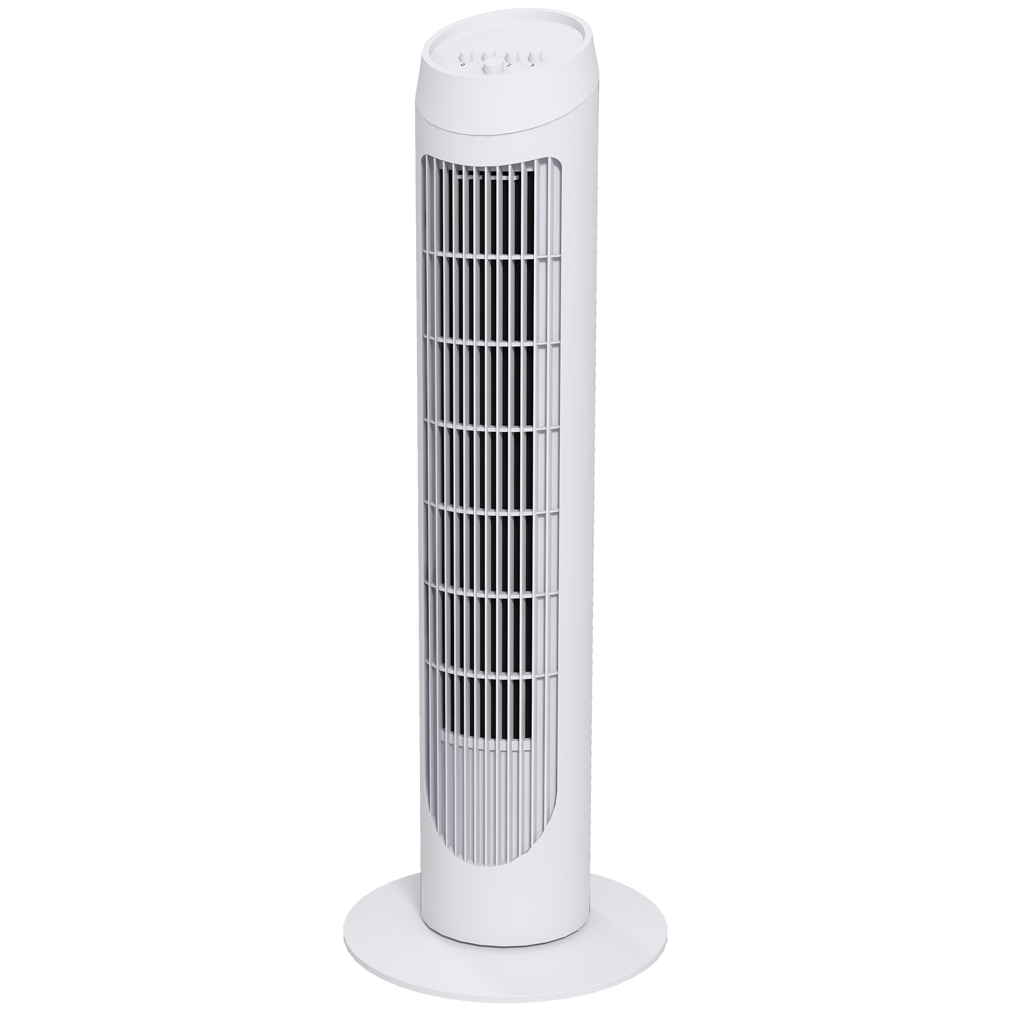 Ventilador de torre blanco de 45 W - Vista general
