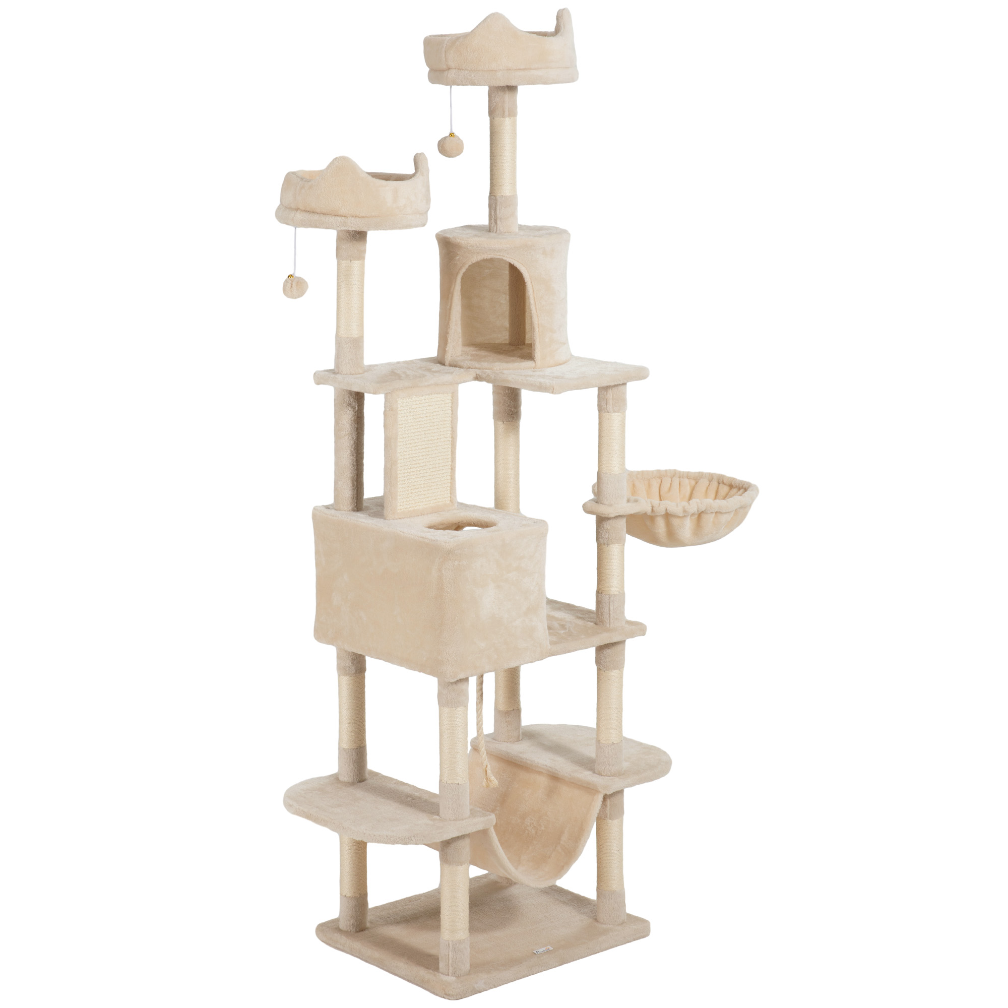 Arbre À Chat De Grande Hauteur Avec Multiples Plateformes Et Hamacs_voghion.com