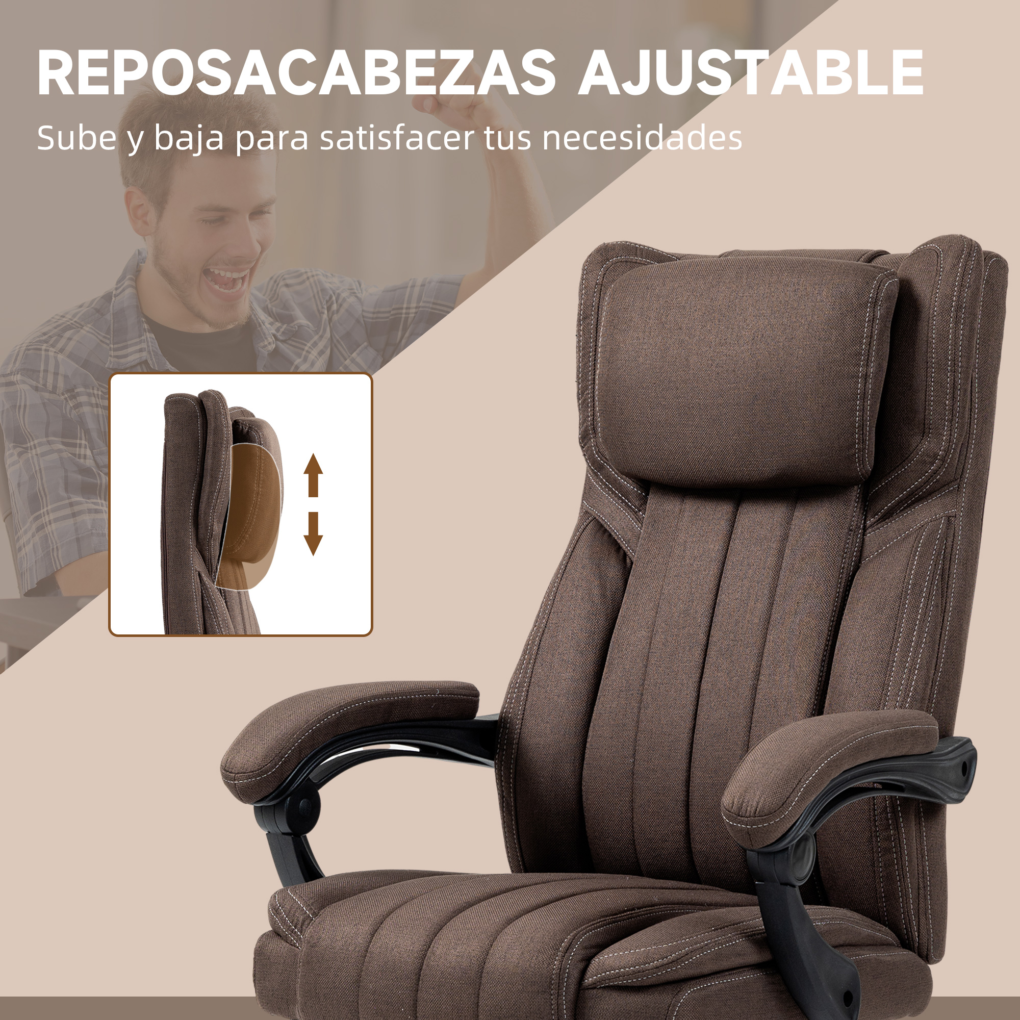 Ergonomic Massage Office Chair With Adjustable Height And Remote_voghion.com
