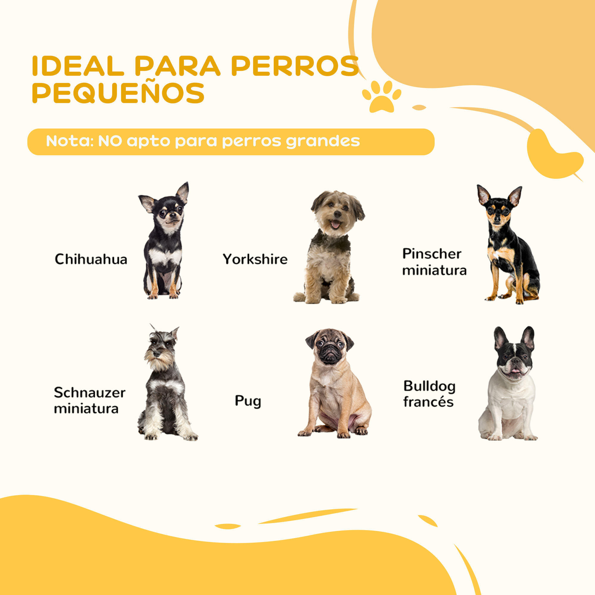 Barrera de seguridad plegable para perros pequeños 3 paneles_voghion.com
