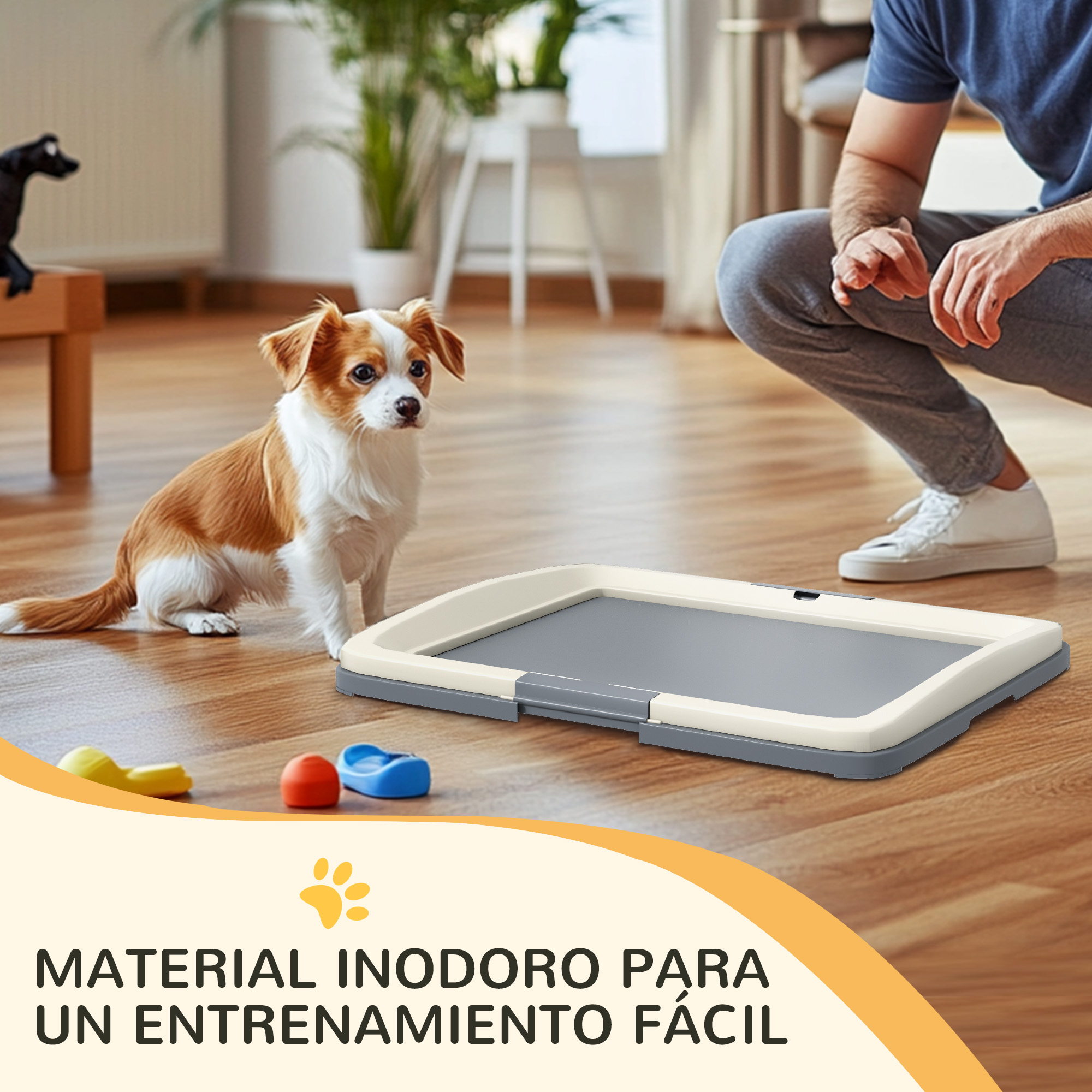 Toilettes pour chiens et chiots avec bac d'entraînement gris_voghion.com