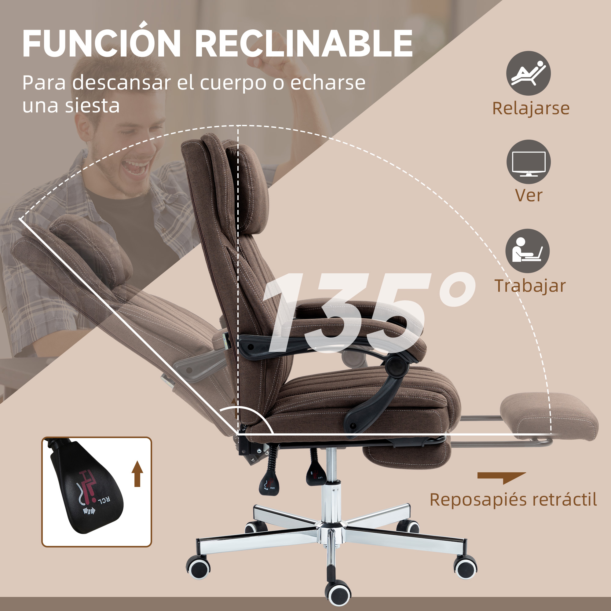 Ergonomic Massage Office Chair With Adjustable Height And Remote_voghion.com