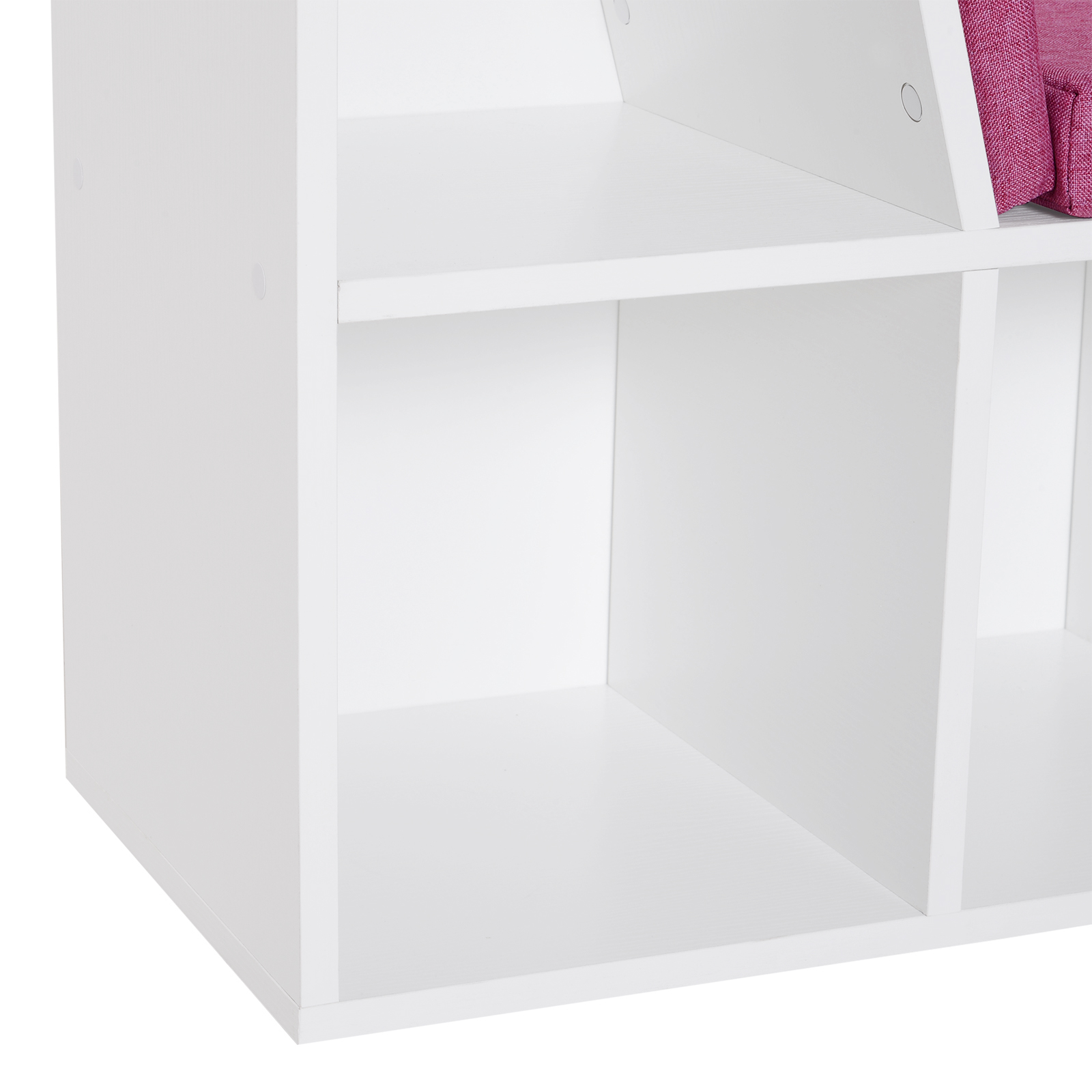 Bücherregal Mit Sitzbank Und 6 Fächern Für Wohn- Und Schlafzimmer_voghion.com