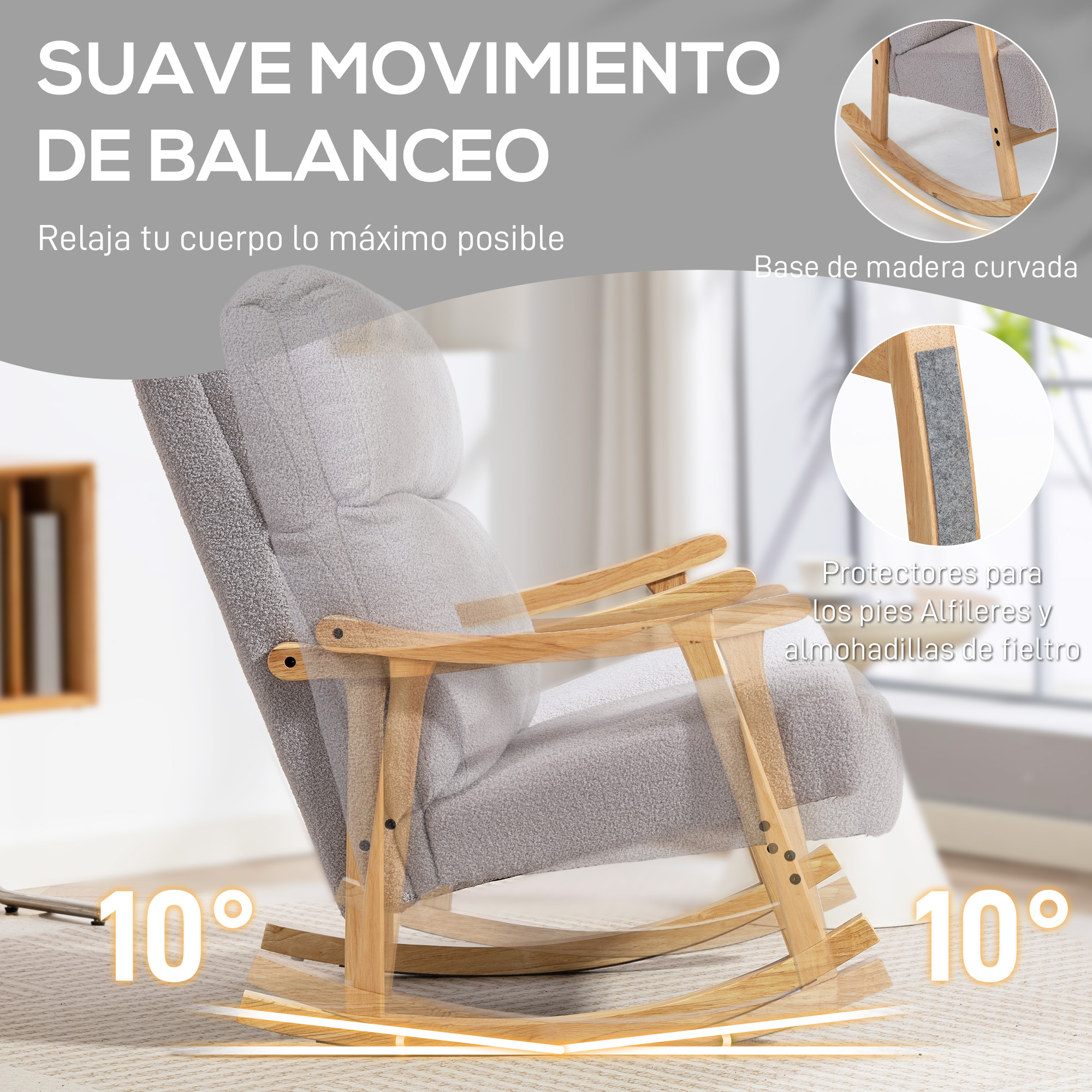 Mecedora para bebé vista 1