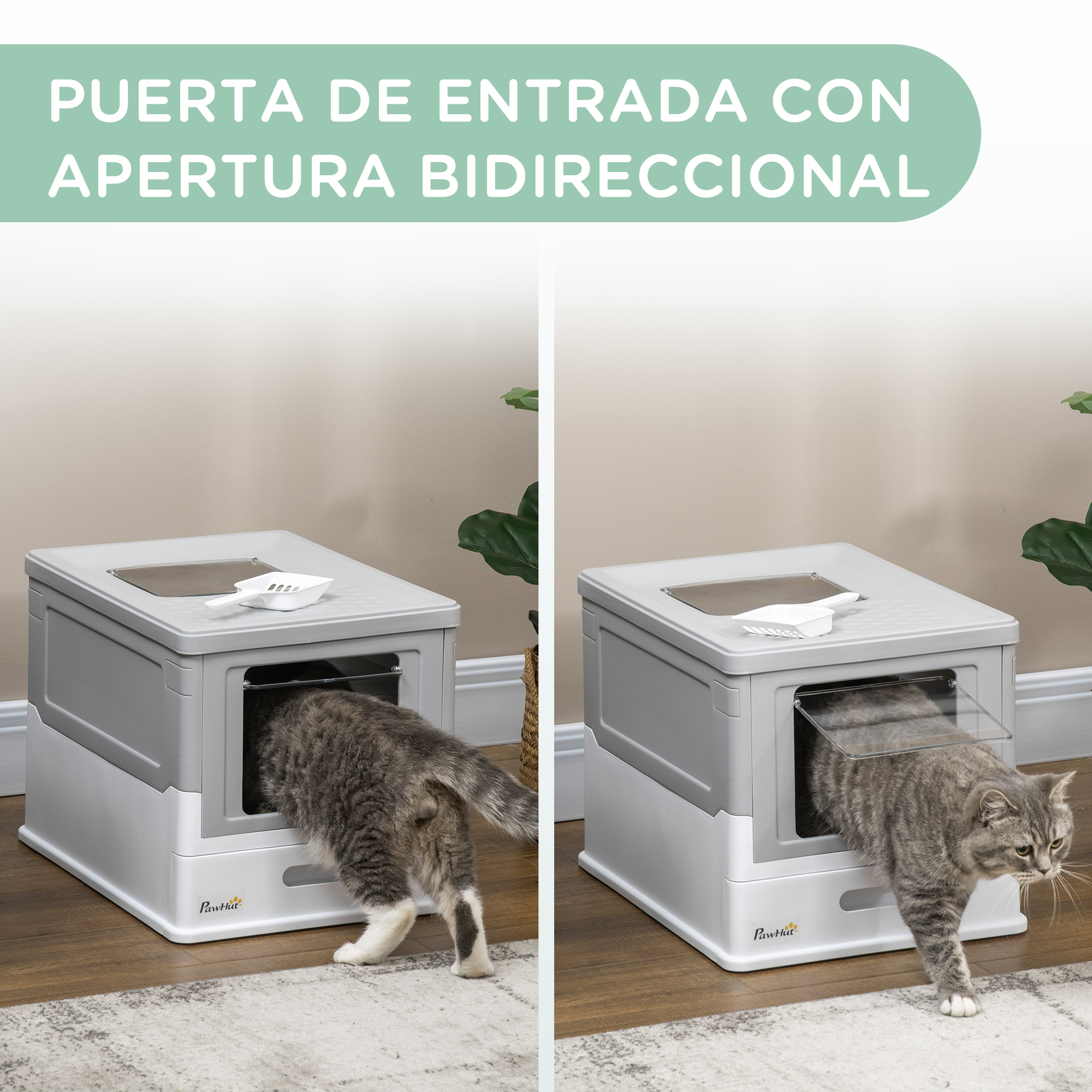 Geschlossene Katzentoilette Mit Fronteinstieg Und Topeinstieg_voghion.com