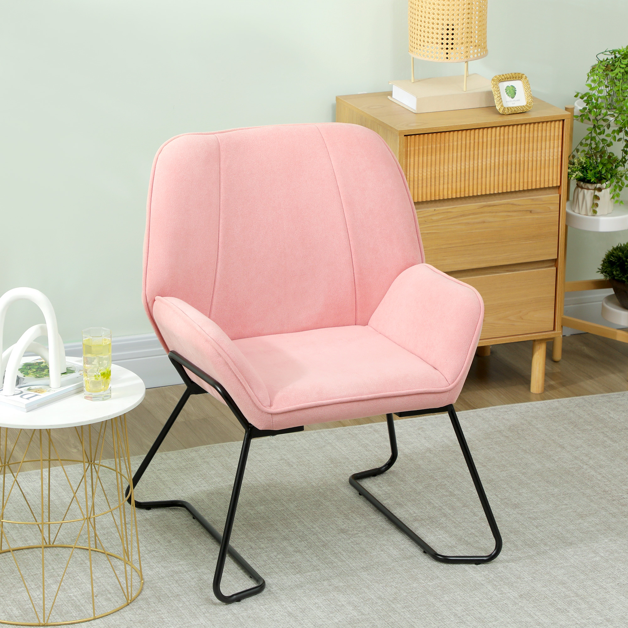Fauteuil rose design