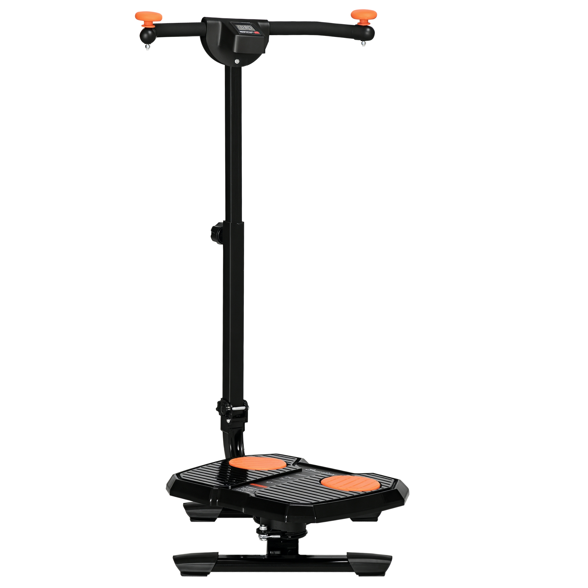Foldable Ab Twister Board for Waist Trimming with LCD Display, Ab Workout Equipment for Women and Men, Orange