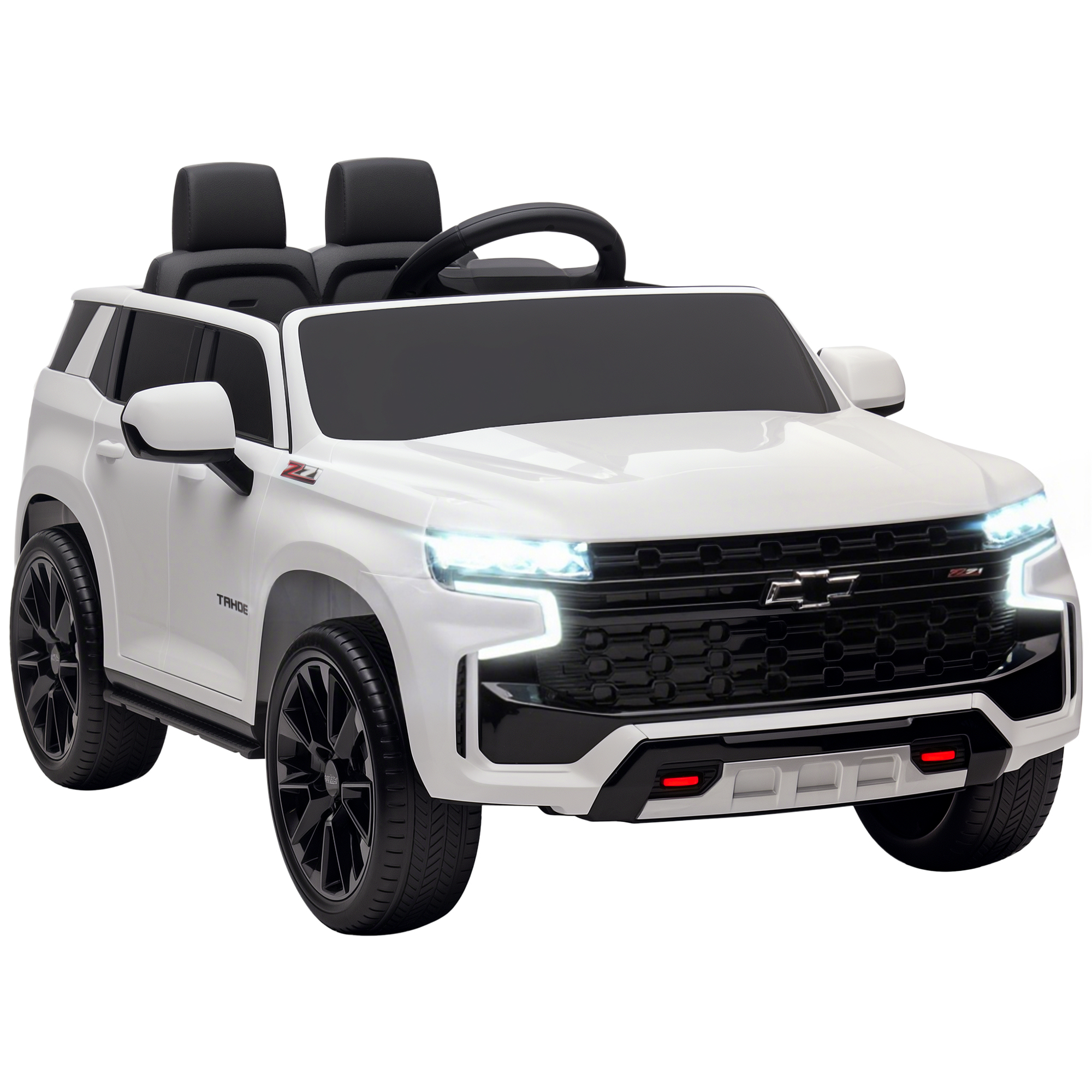 Electric Ride on Car 12V Kids Ride-on Toy, White