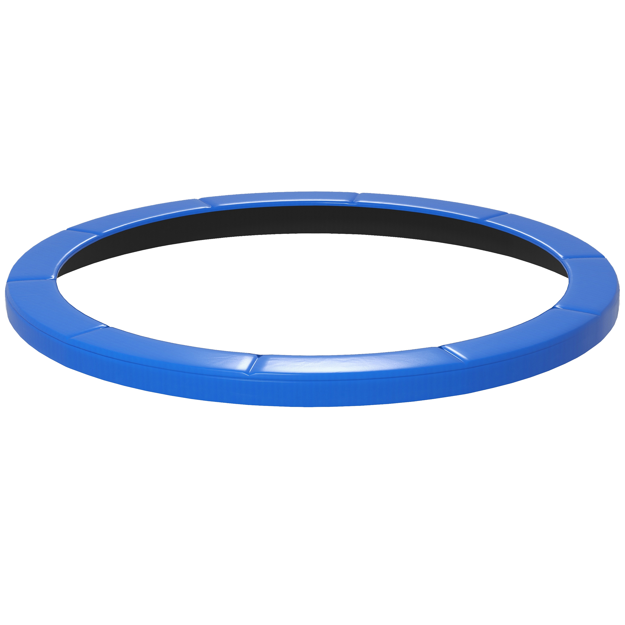 12FT Trampoline Spring Cover, Safety Trampoline Pad Replacement, Waterproof and Tear Resistant, All Weather Trampoline Accessories, No Holes for Pole, Blue