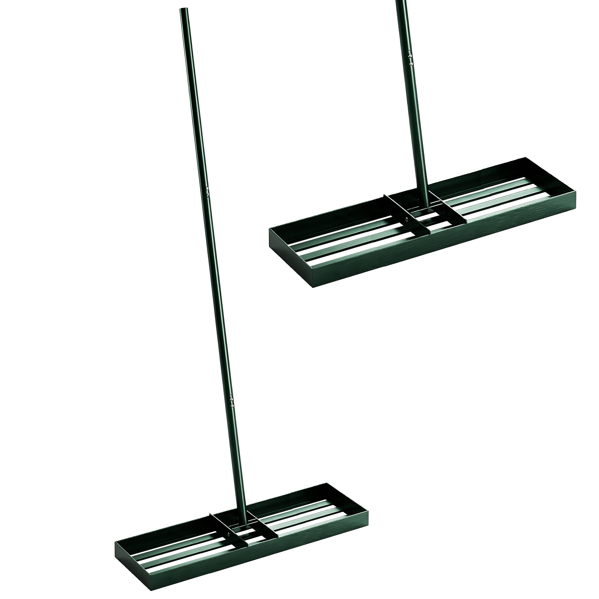 Lawn Leveling Rake, 36" x 10" Heavy Duty Yard Leveling Rake with 66.5" Handle for Backyard, Golf Course