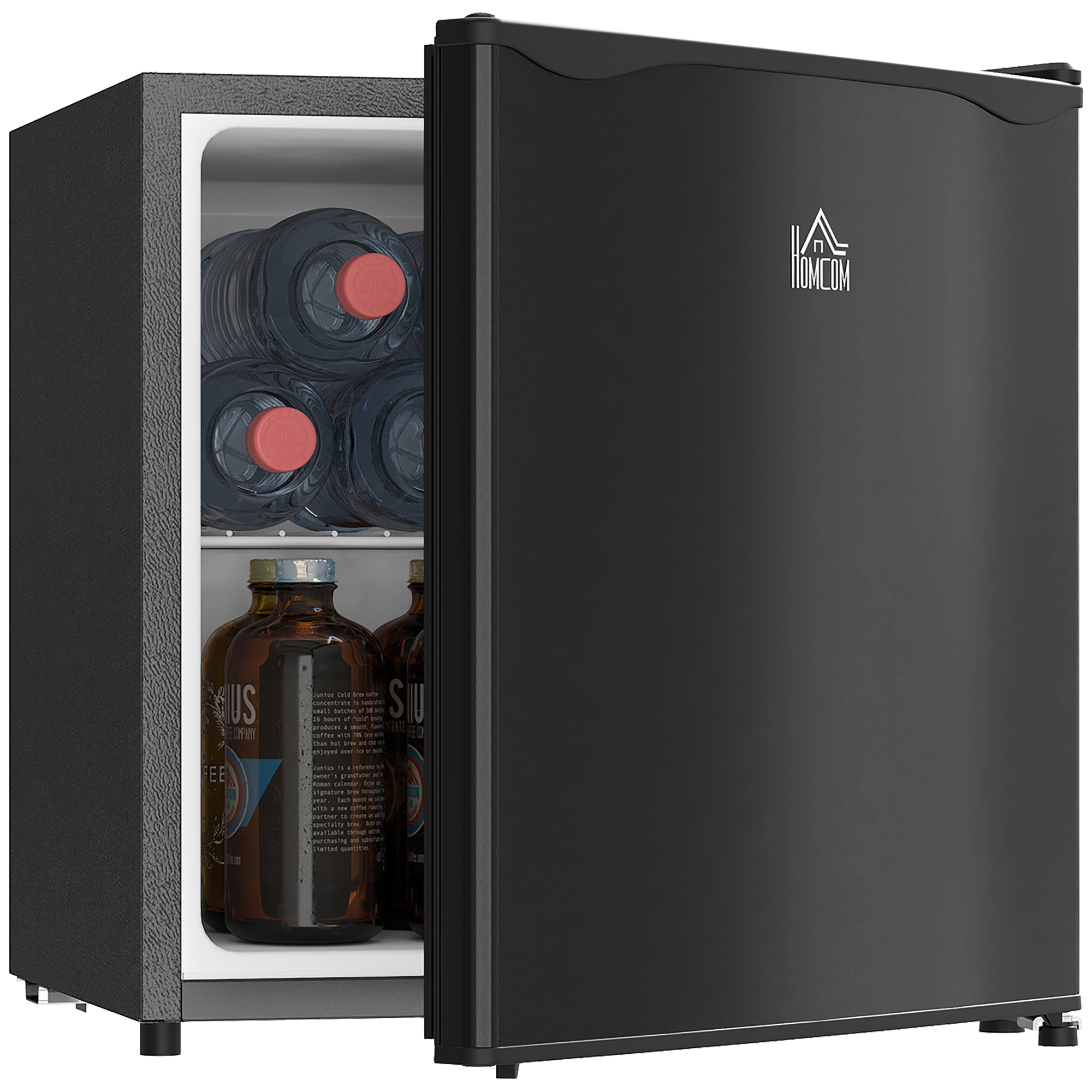 1.1 Cu.Ft Countertop Mini Freezer, Compact Upright Freezer with Removable Shelves, Black