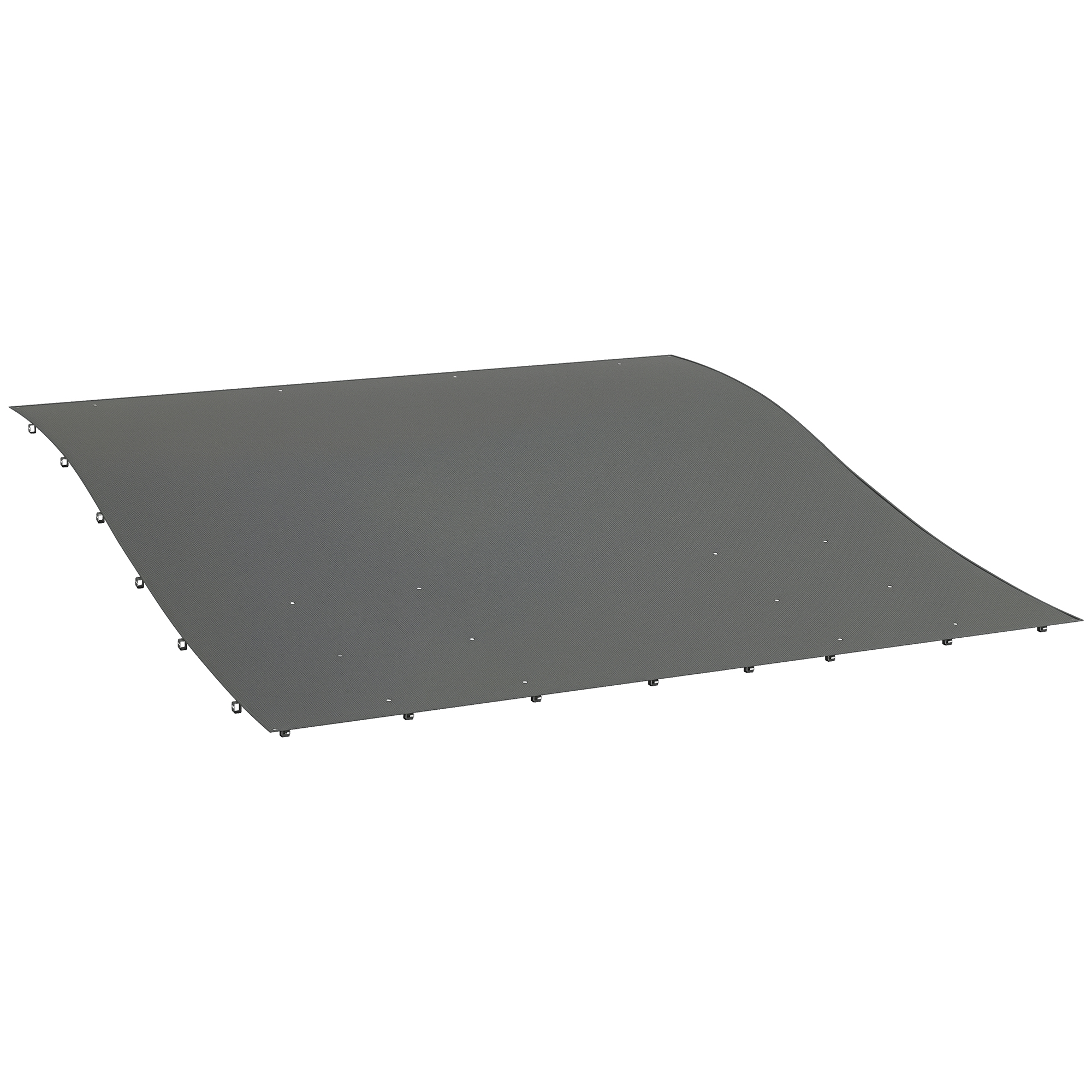 Pergola Canopy Replacement, Pergola Shade Cover for 10' x 10' Pergola ( 84C-038 Series), Dark Gray