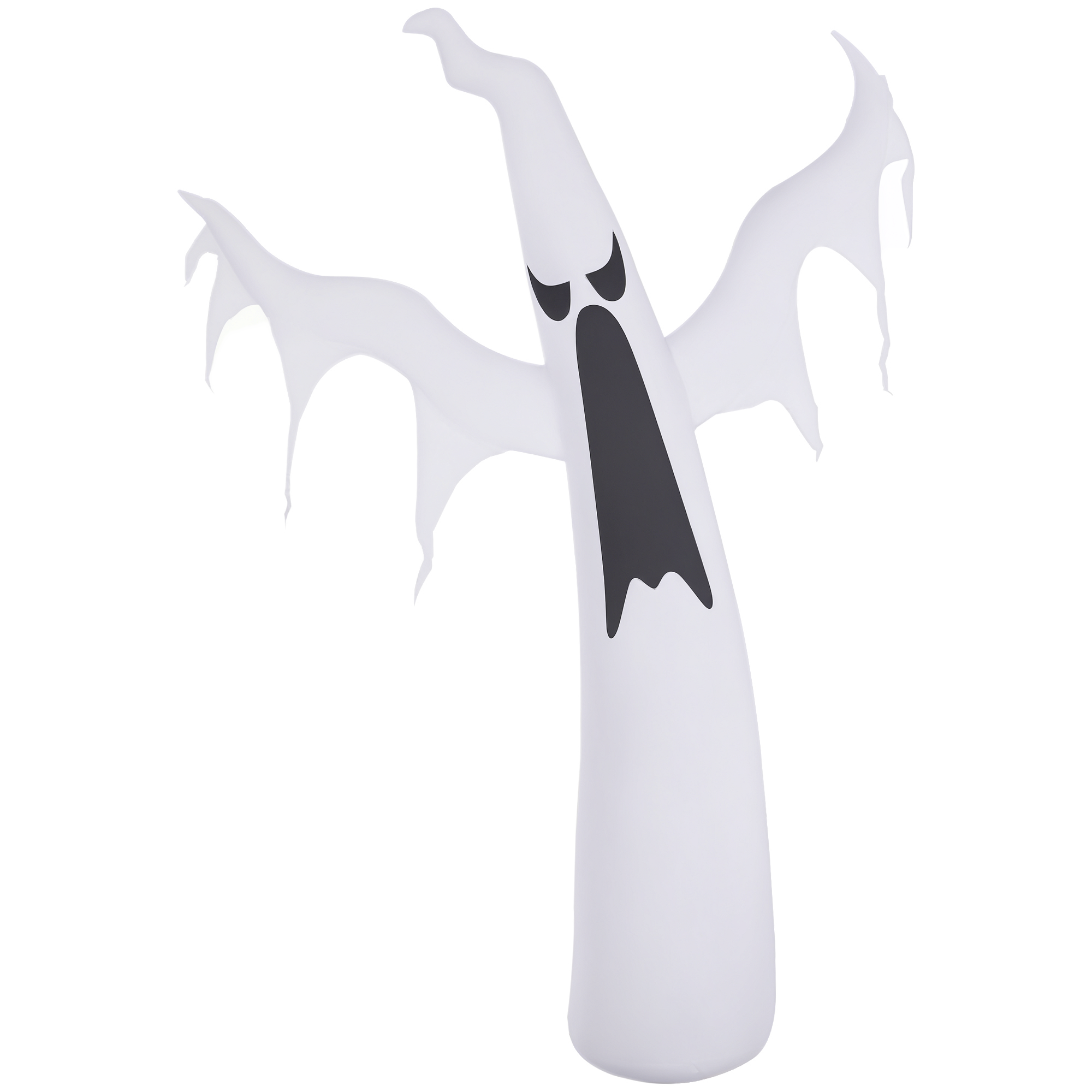 6' Tall Halloween Inflatables Outdoor Decorations White Ghost, Light Up Blow Up Yard Decor with LED Light and Fan Indoor Outdoor for Garden, Lawn, Party, Holiday