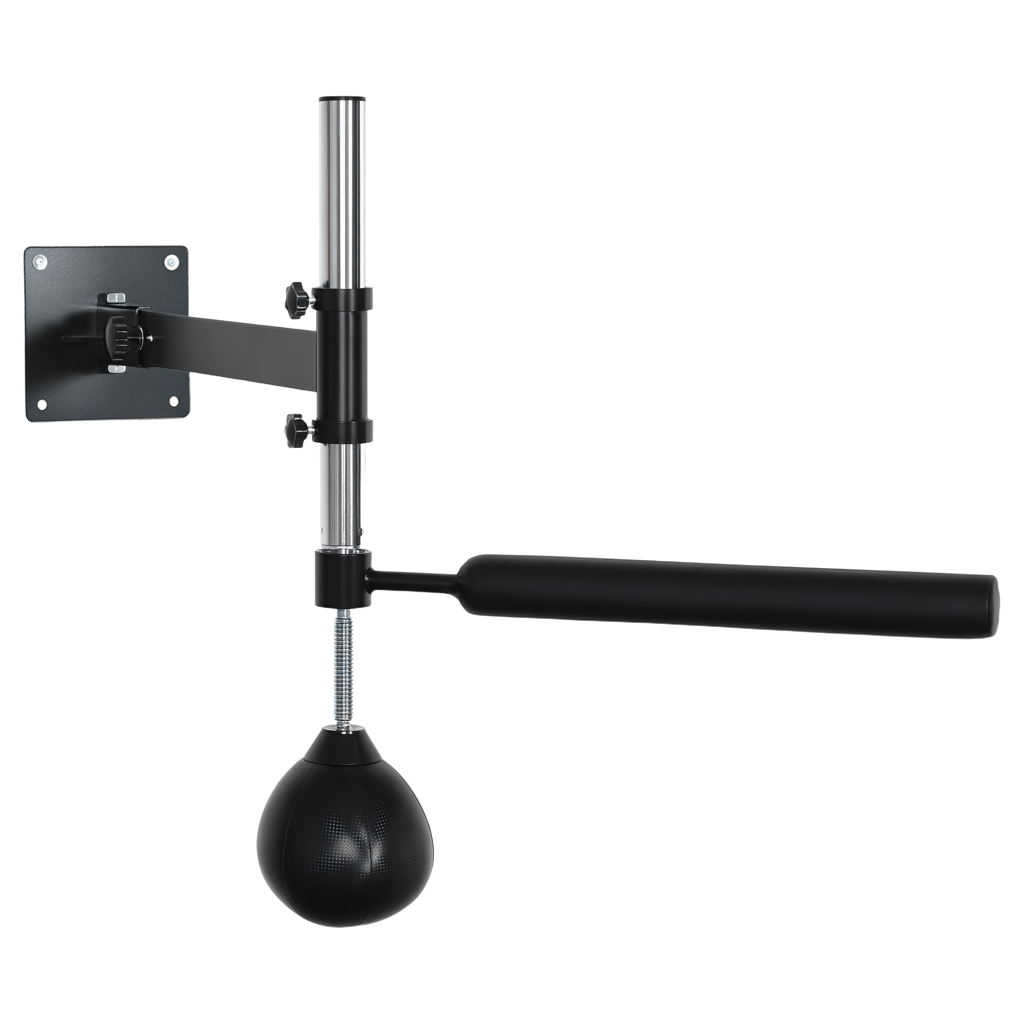 Lightweight Fast-Reflexes Speed Bag Boxing Punching Bag Wall Mount Height Adjustable, MMA, Martial Arts, and Boxing Equipment for Training at Home, Heavy-Duty, 9" H x 7" Dia.