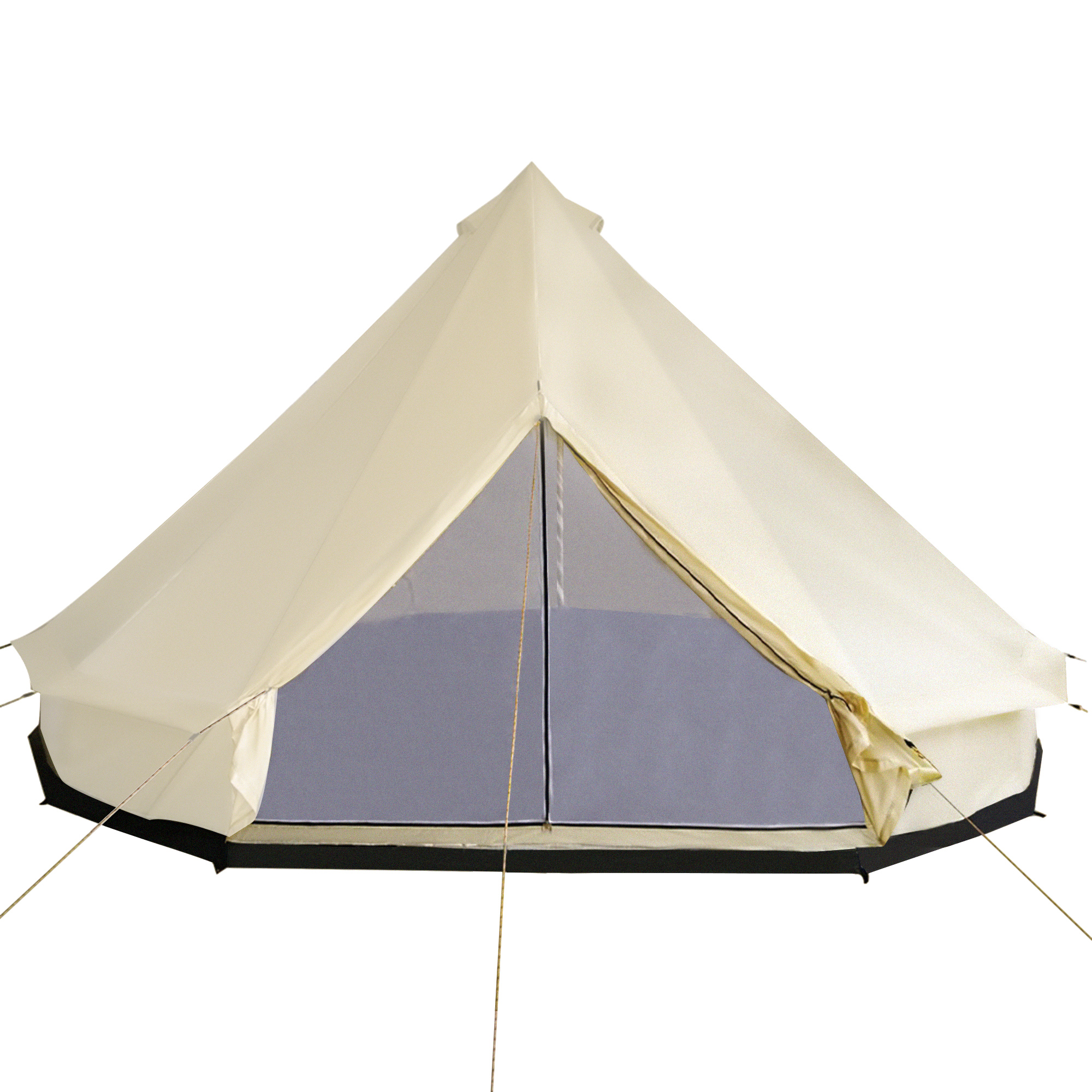 16.5’ x 16.5' x 10' 10-Person Waterproof Camping Tent Yurt with Unique Style, Spacious Interior & Breathable Waterproof Design