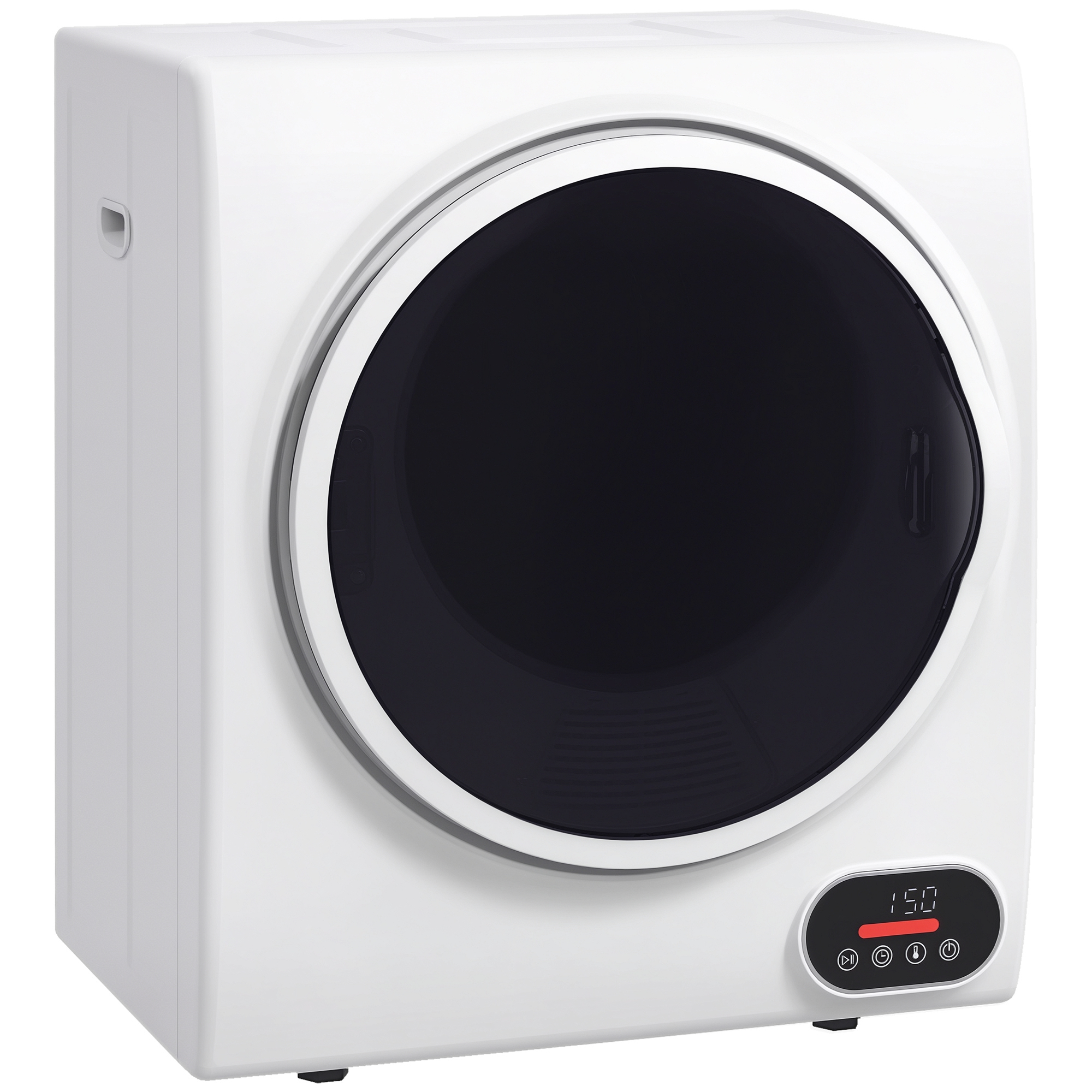 1.5 cu.ft Portable Compact Clothes Laundry Dryer with Intelligent Drying for Apartments Dorms RVs, 850W, White