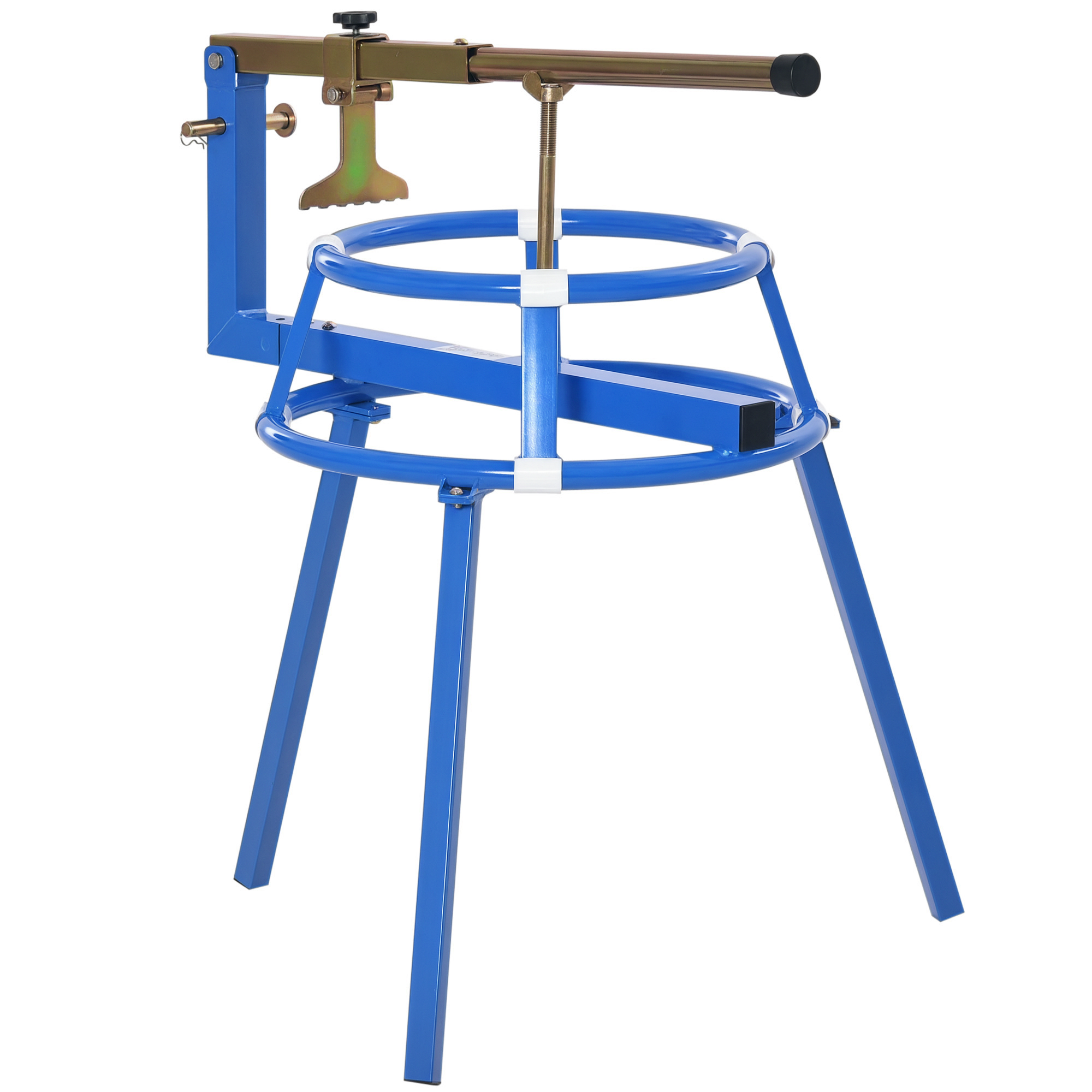 Motorcycle Tire Changing Stand Durable Steel Machine with Adjustable Bead Popper and Leverage Handle for 16" - 24" Multi Size