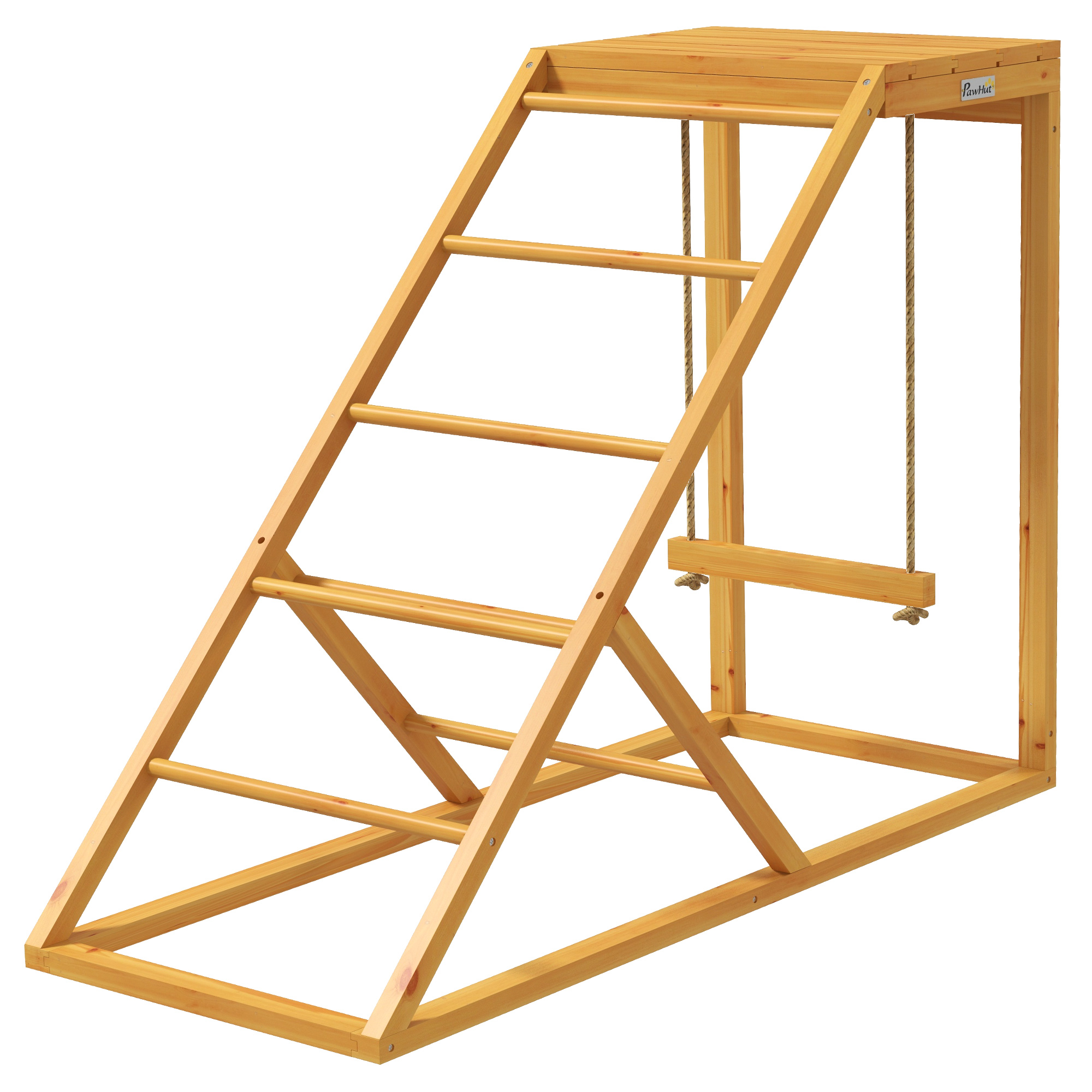 Chicken Activity Play for Healthy & Happy Animals with Chicken Perches & Hen Ladder, Chicken Coop Toy, Yellow