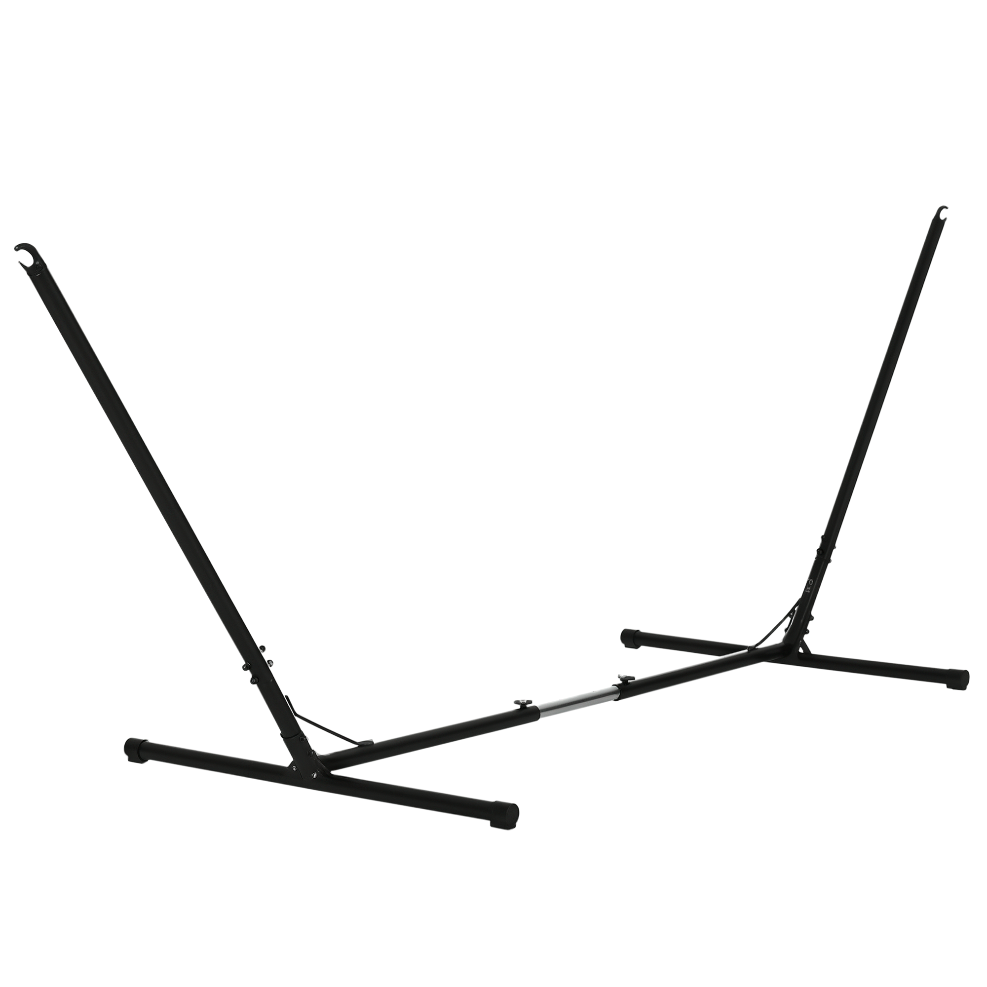Universal Hammock Stand 10-13ft Adjustable Steel Stand Space-Saving and Portable Carrying for Indoor and Outdoor Use, Black