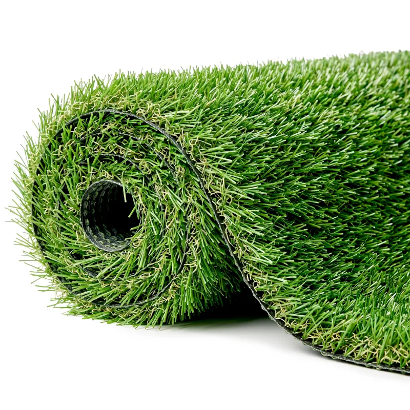 10' x 3' Artificial Grass Turf, Easy-Clean Indoor Outdoor Rug with Drainage Holes, Cut-to-Fit Fake Grass Turf Mat, 1.2" Thick Dogs Pet Synthetic Lawn Carpet for Landscape Backyard Patio