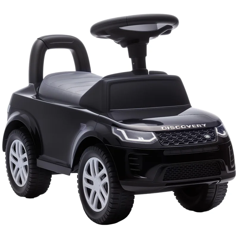 Land Rover Licensed Ride On Car for Kids, Toddler Baby Push Car with Under Seat Storage, for 18-36 Months, Black