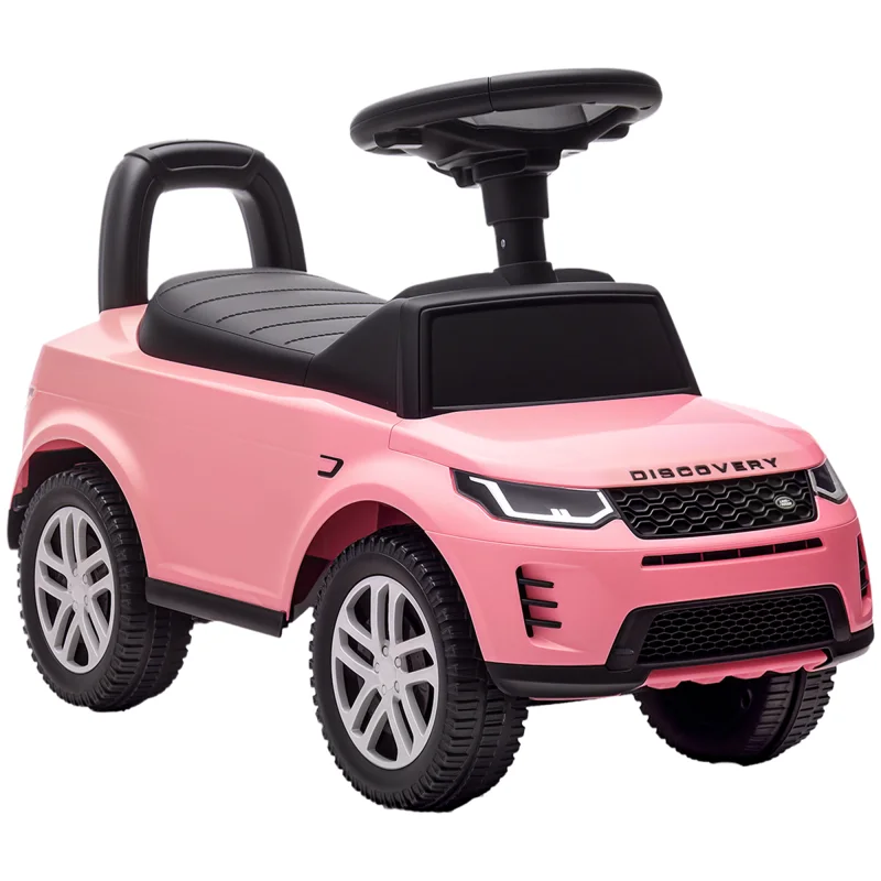 Land Rover Licensed Ride On Car for Kids, Toddler Baby Push Car with Under Seat Storage, for 18-36 Months, Pink