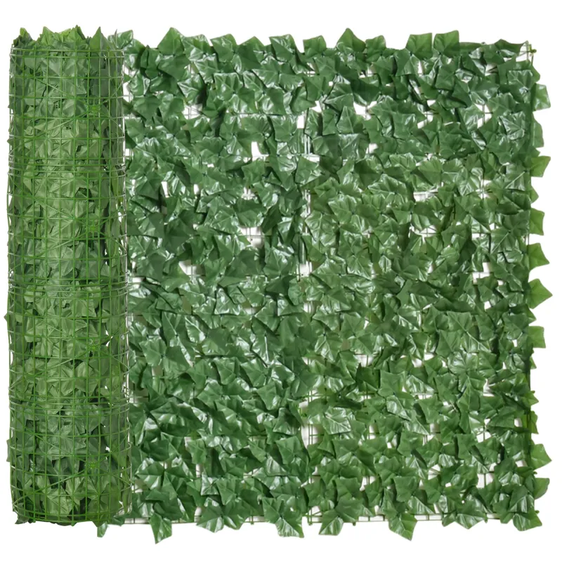 Grass Wall Panels, 118" x 39" Artificial Grass Wall Decor, Greenery Backdrop Panels Wall, Dark Green