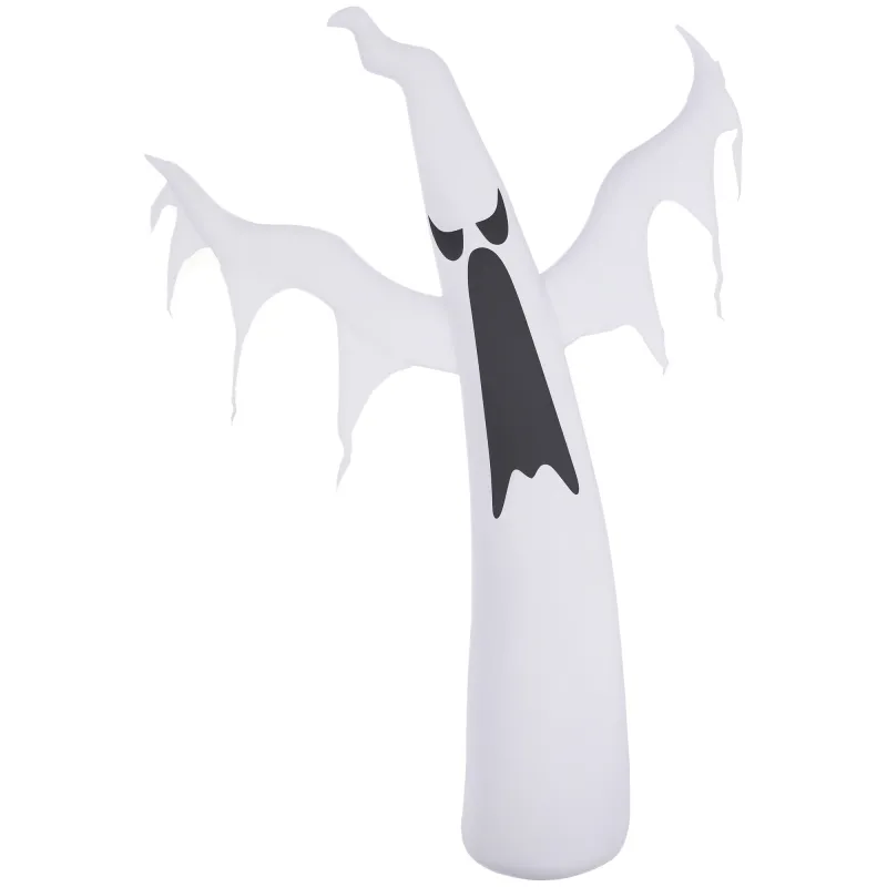 6' Tall Halloween Inflatables Outdoor Decorations White Ghost