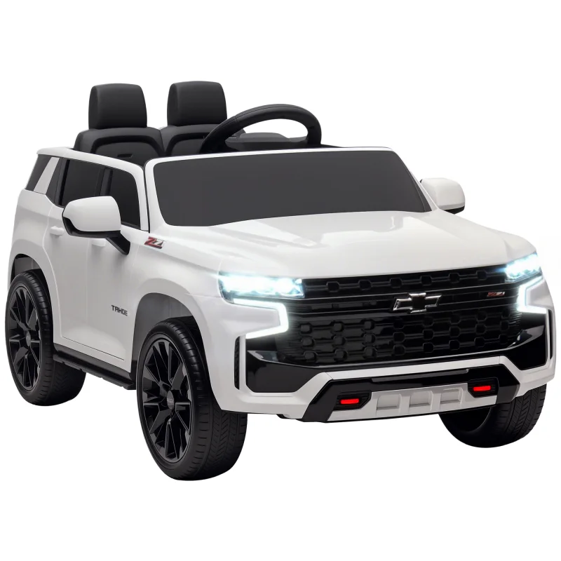 Electric Ride on Car 12V Kids Ride-on Toy, White